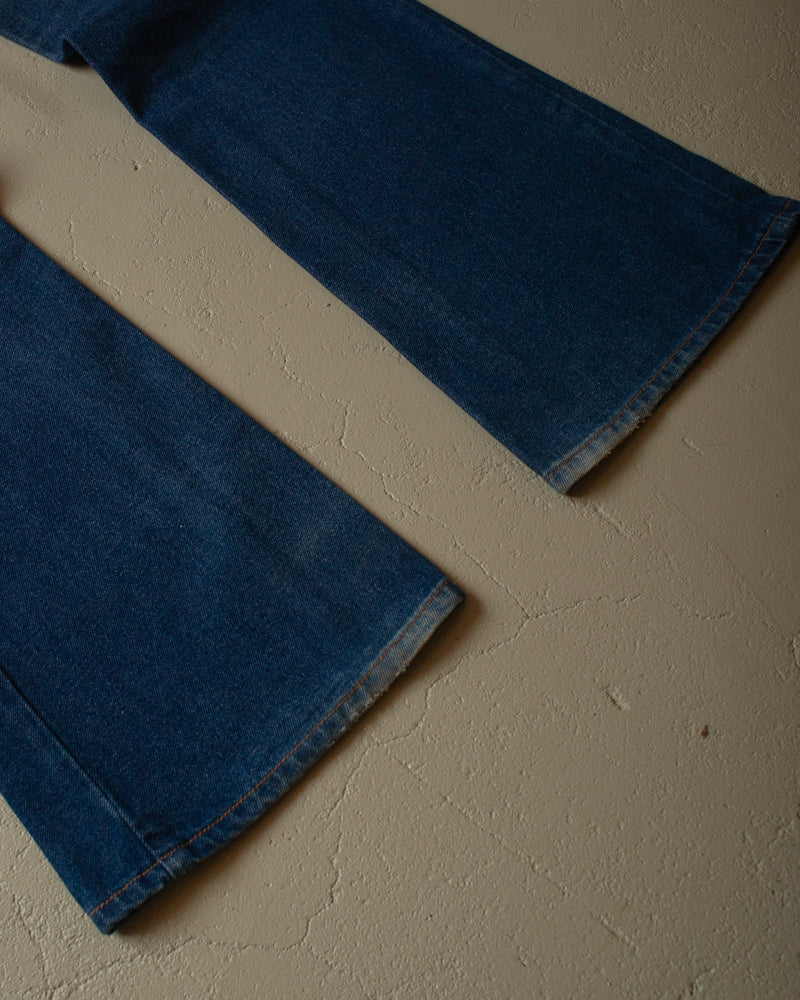 00s STUFF Flared Jeans blue - 28x34