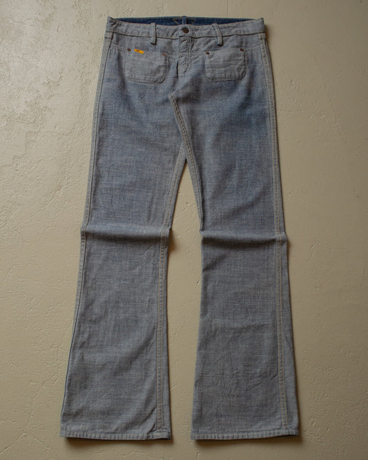 80s/90s Womens Meltin Pot 2in1 Flared Pants - 30x30