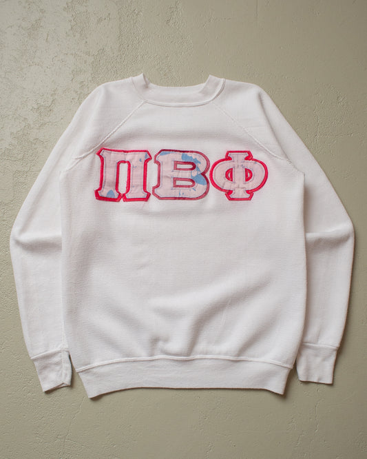 70s Fraternity Sweatshirt white - S/M