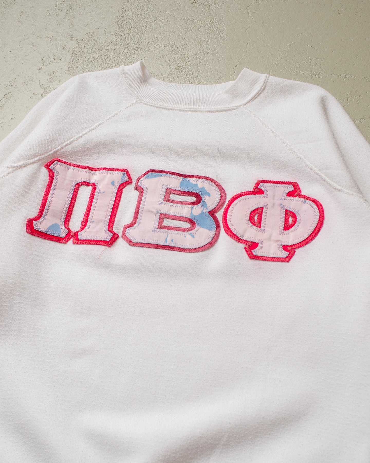 70s Fraternity Sweatshirt white - S/M