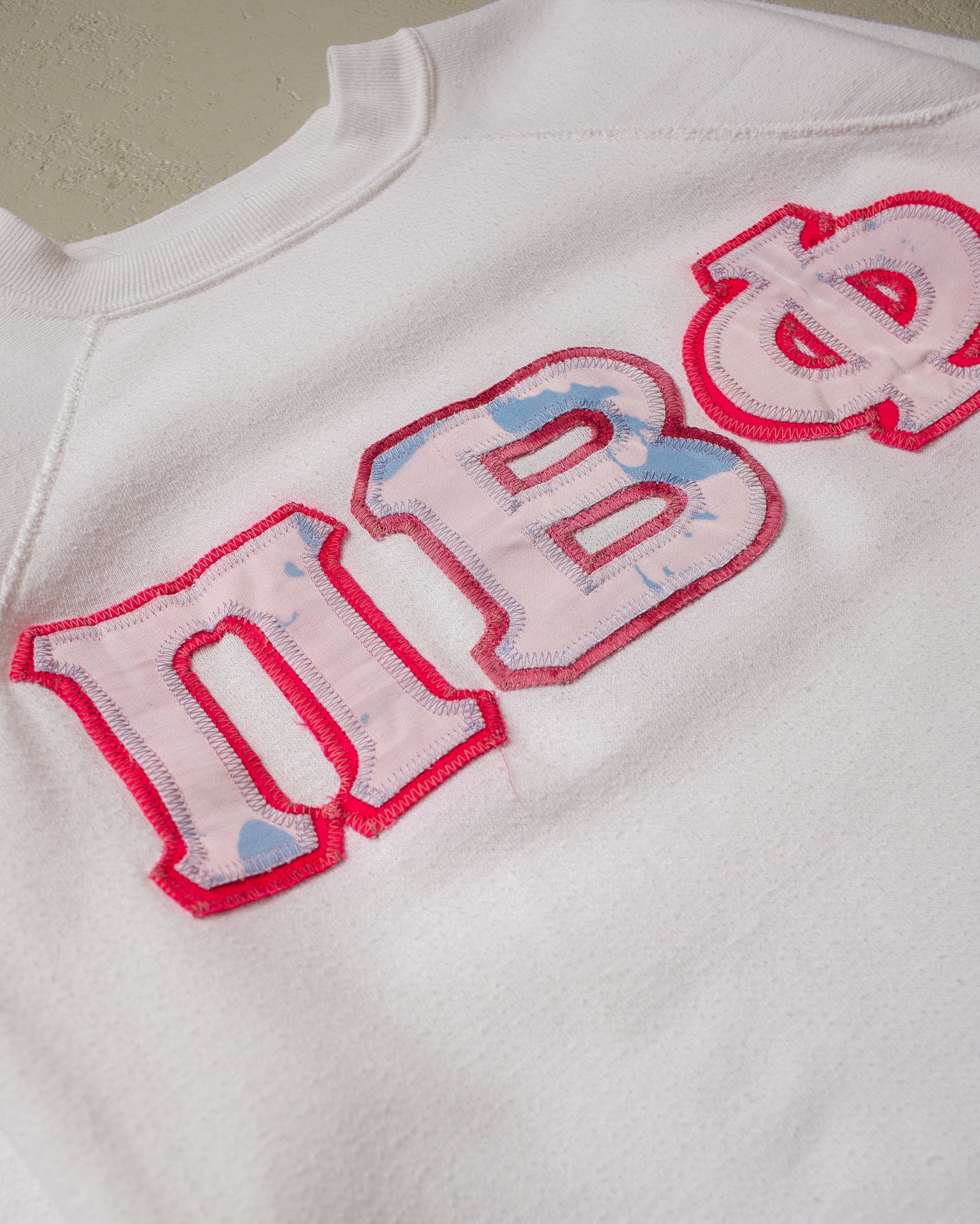 70s Fraternity Sweatshirt white - S/M