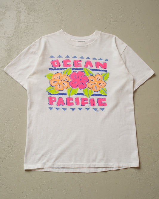 90s Ocean Pacific T-shirt white - M