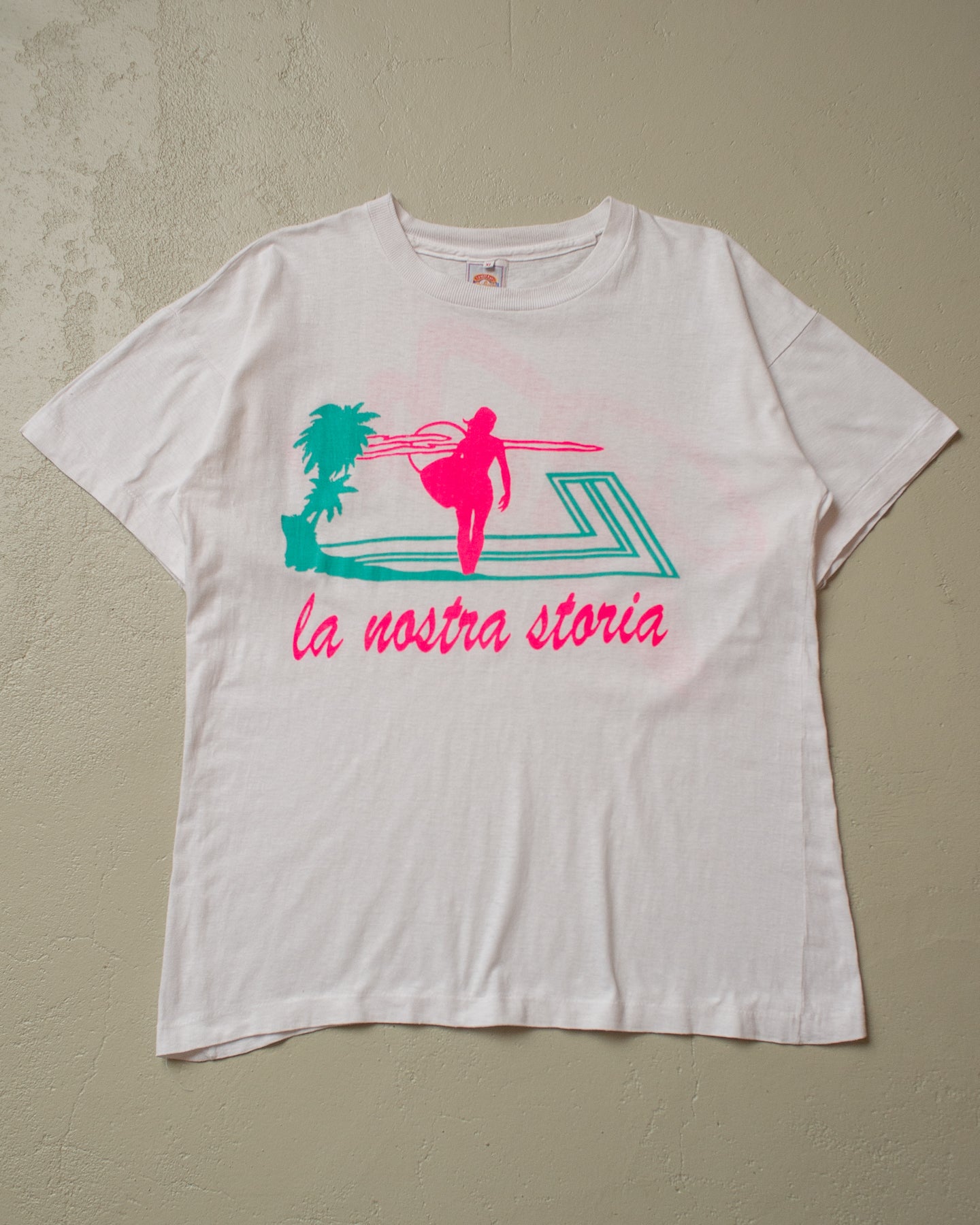 80s „la nostra storia“ T-shirt white - M/L