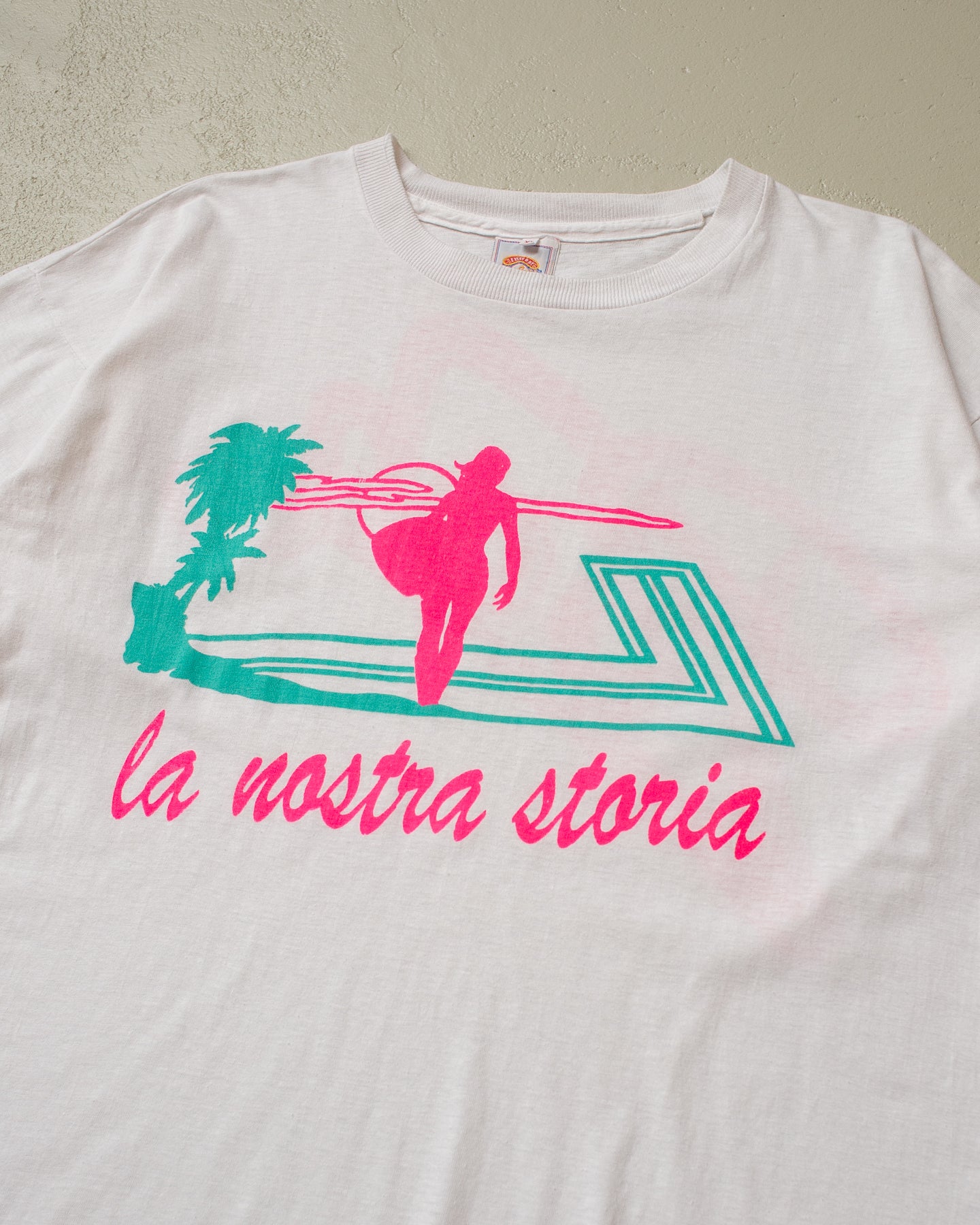 80s „la nostra storia“ T-shirt white - M/L