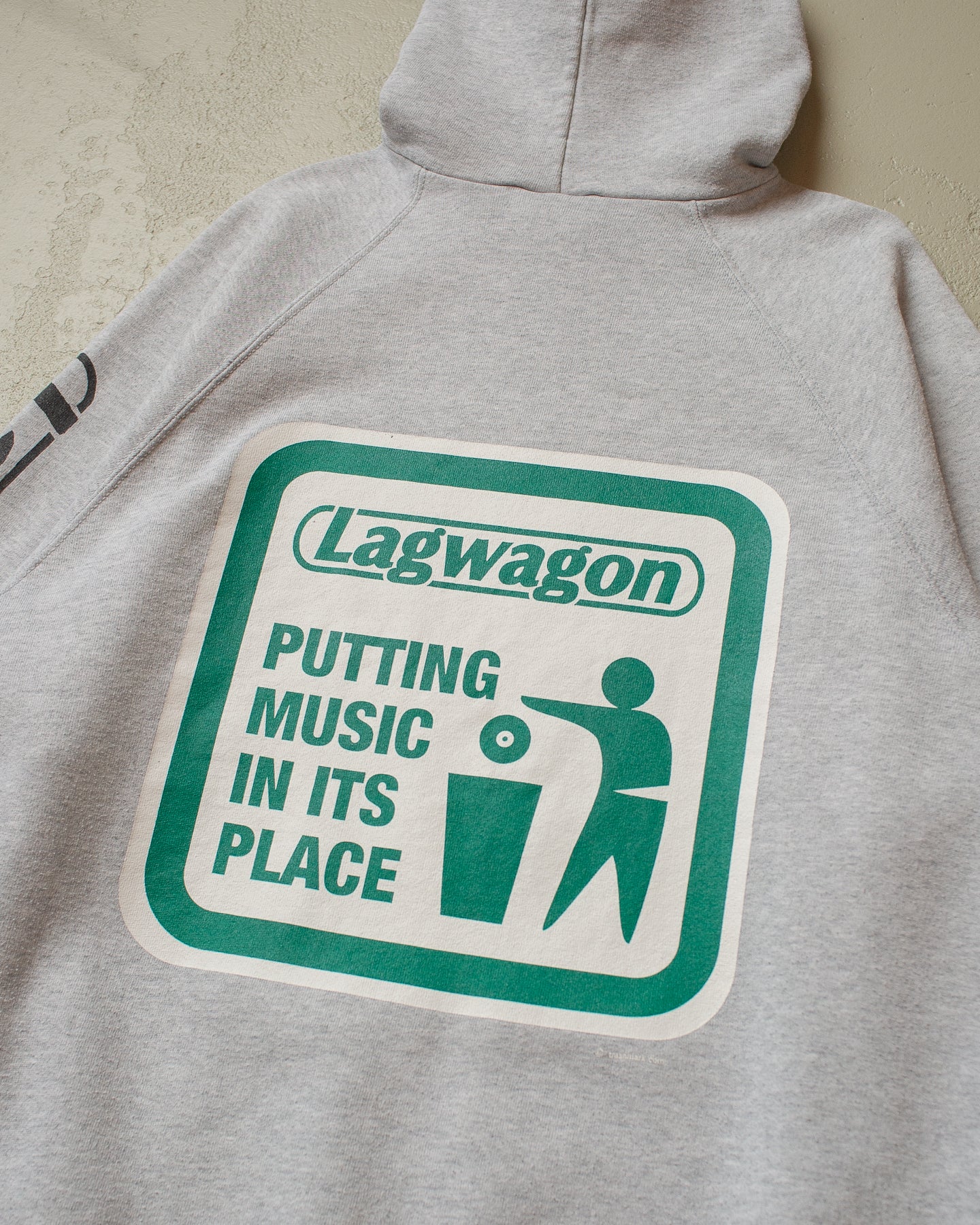 2000s Lagwagon Band Hoodie grey - XL