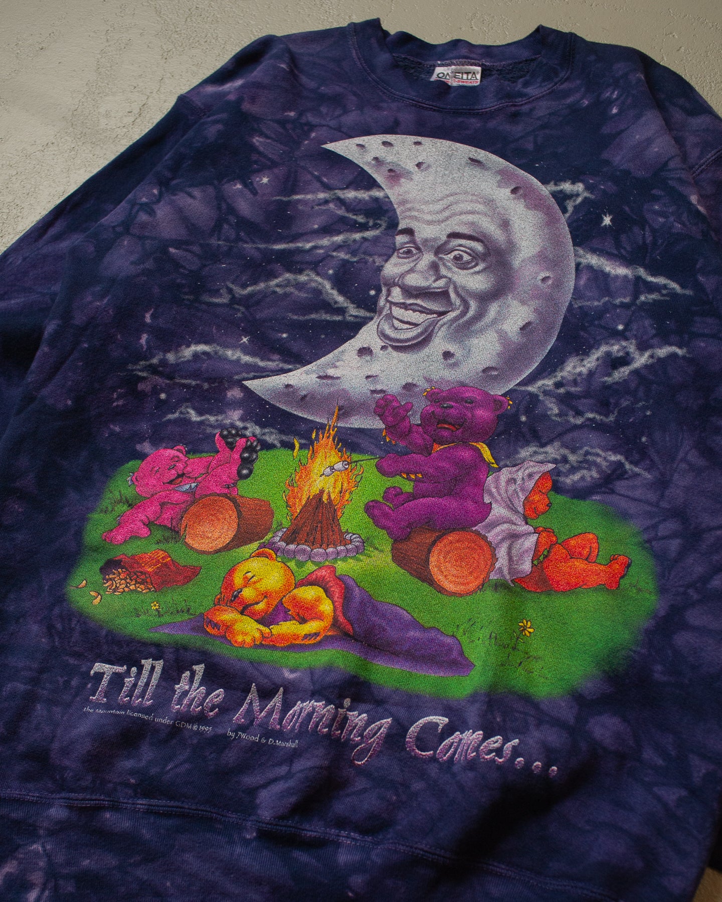 1995 The Mountain x Grateful Dead Sweatshirt purple - S/M