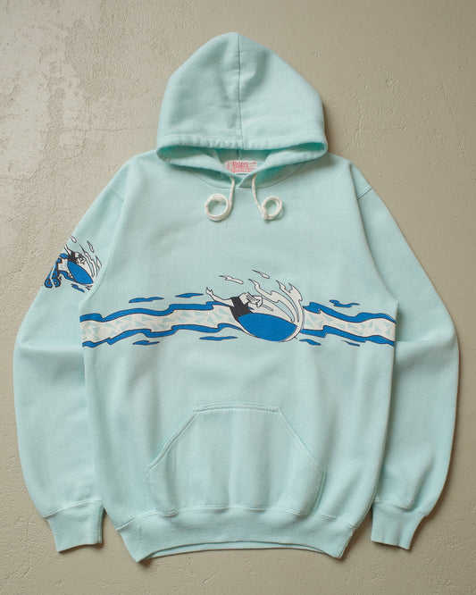 80s Surf Hoodie mint - XS/S