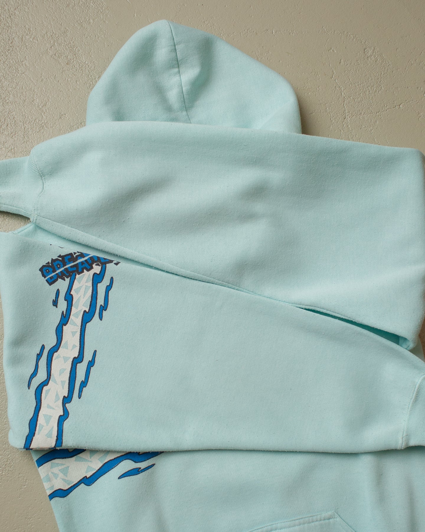 80s Surf Hoodie mint - XS/S