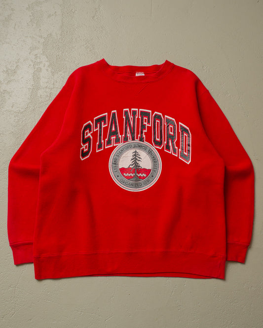 80s Champion Stanford University Sweatshirt red - M/L