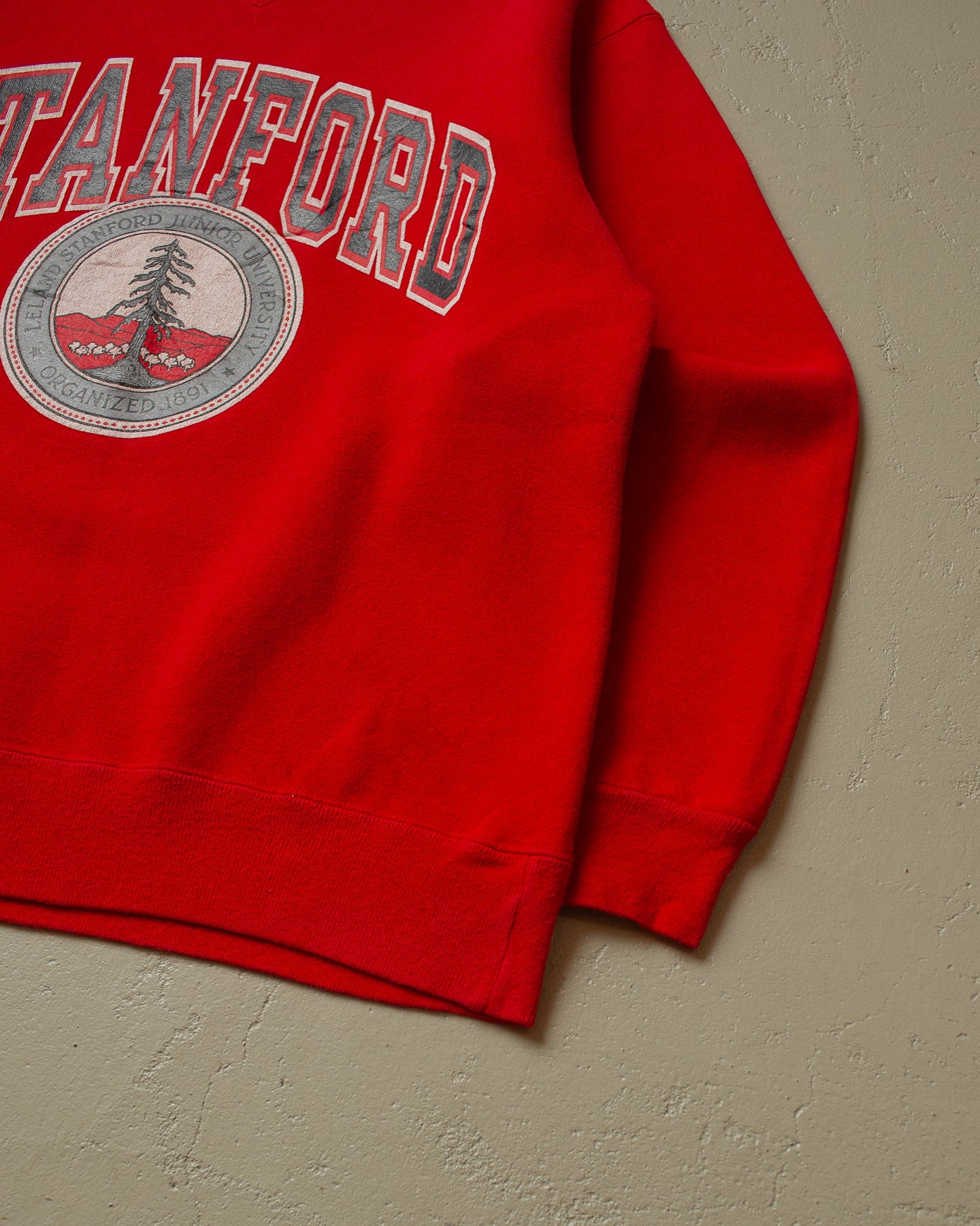 80s Champion Stanford University Sweatshirt red - M/L