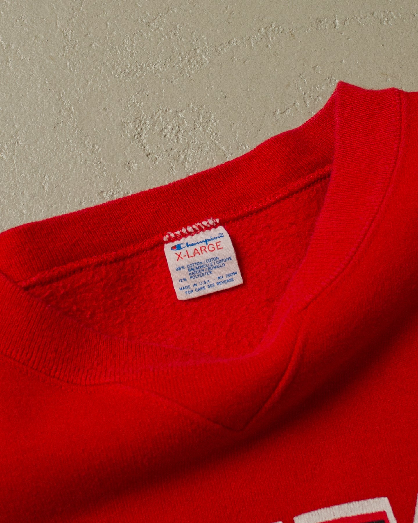 80s Champion Stanford University Sweatshirt red - M/L