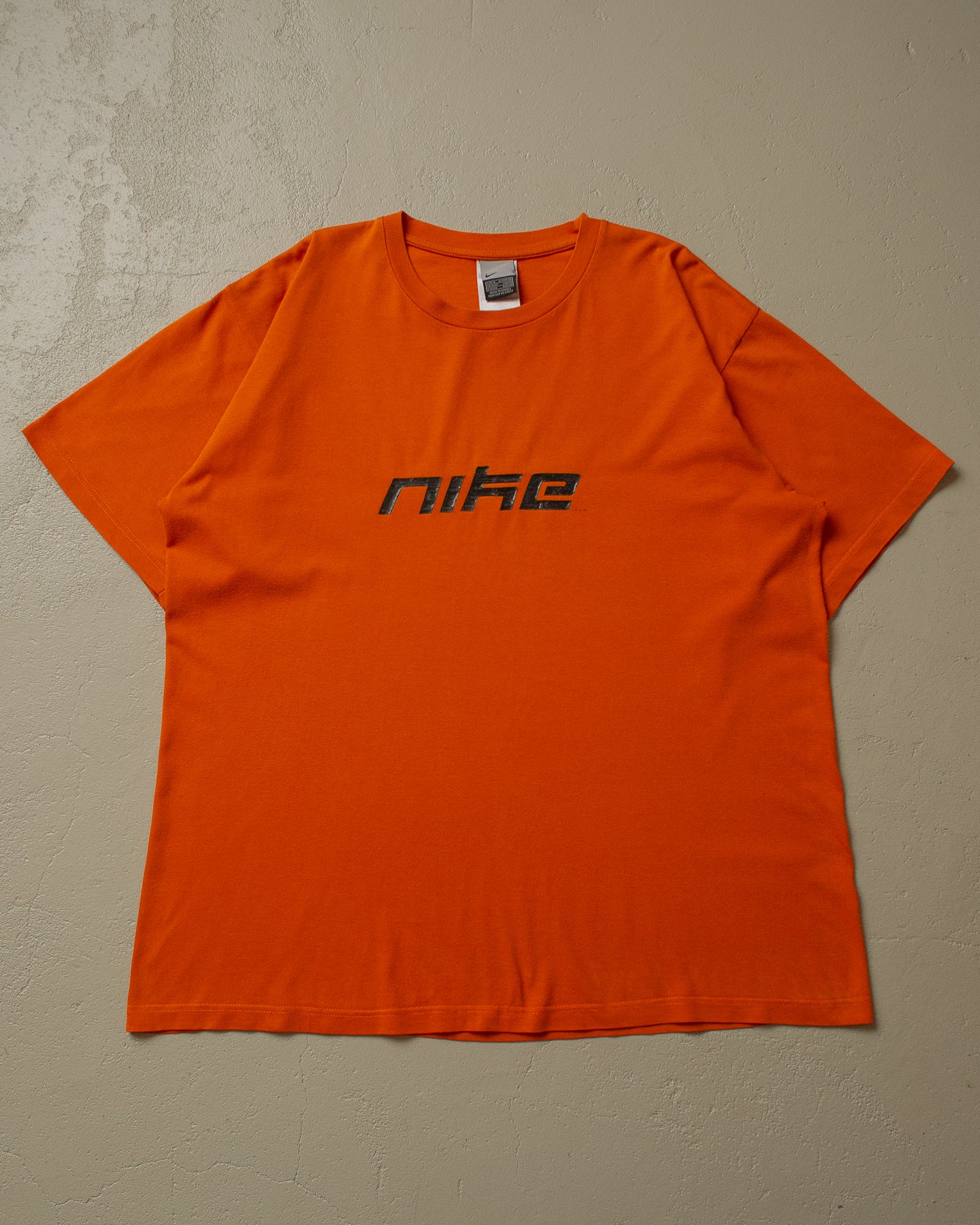 2000s Nike Spellout T-shirt orange - XL/XXL