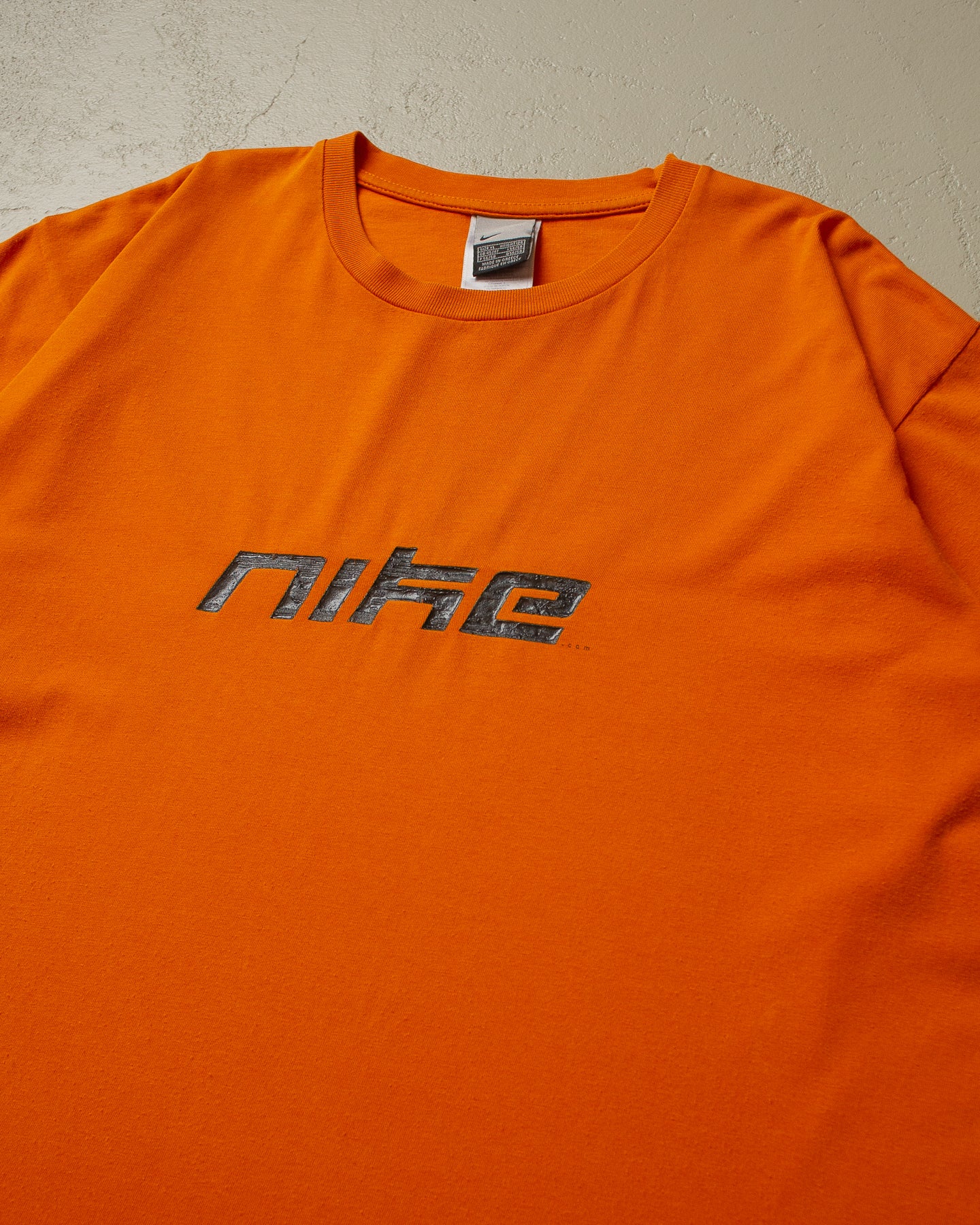 2000s Nike Spellout T-shirt orange - XL/XXL