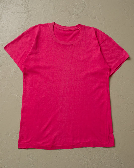 80s Single Stitch Blank pink - S/M