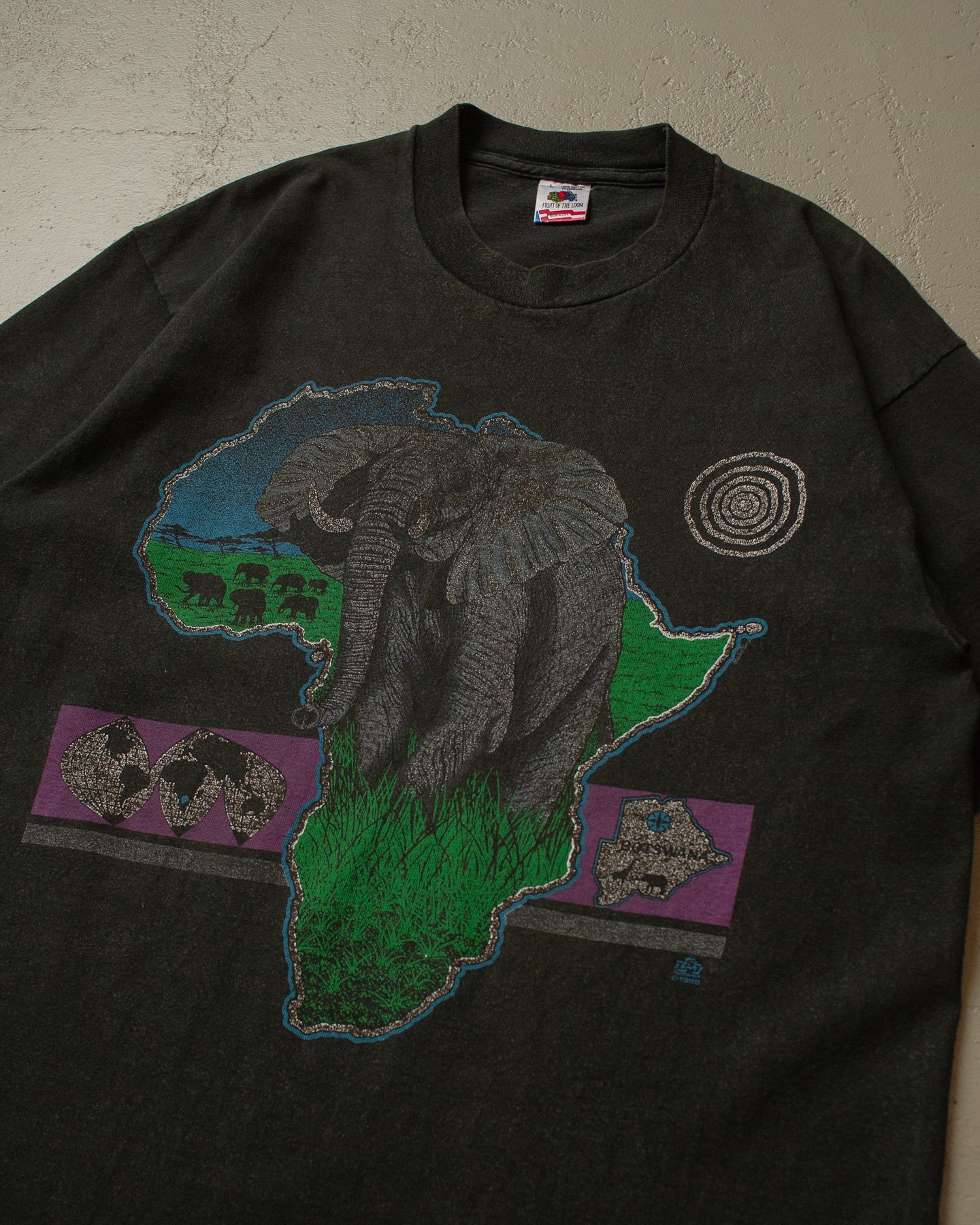 1989 Faded Africa T-shirt black - L