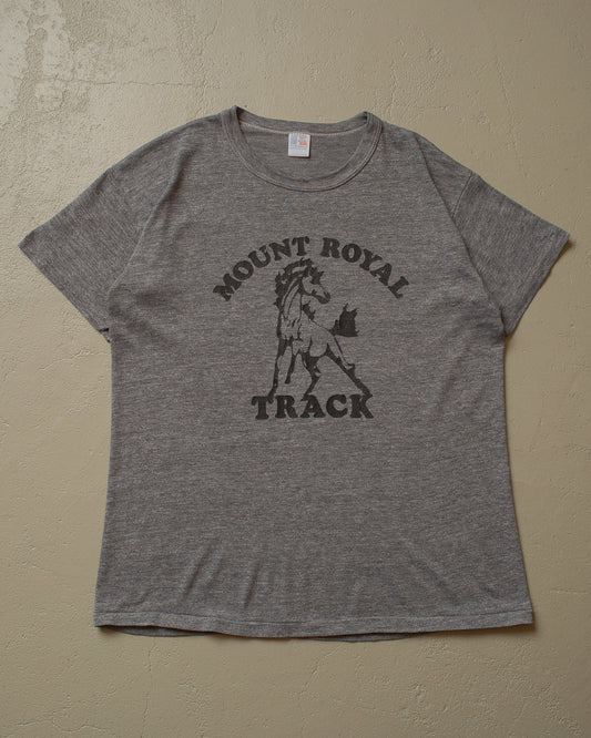 80s Mount Royal Track T-shirt grey - M