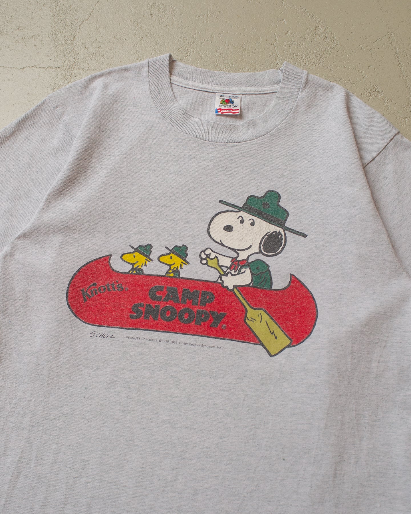 90s Camp Snoopy T-shirt grey - S/M