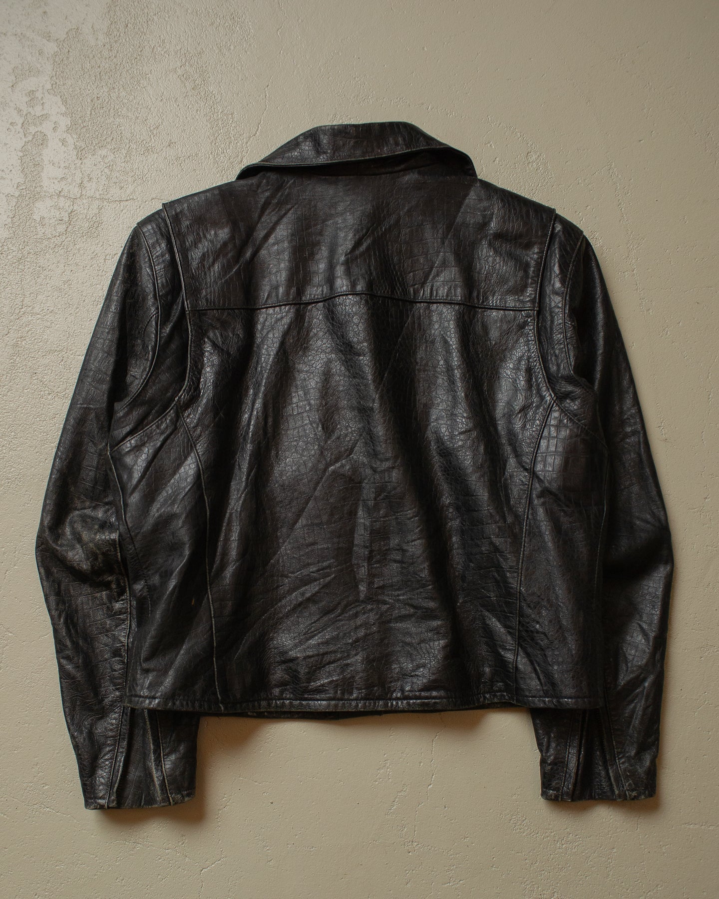 90s Womens Harley Davidson Leather Jacket black - M/L