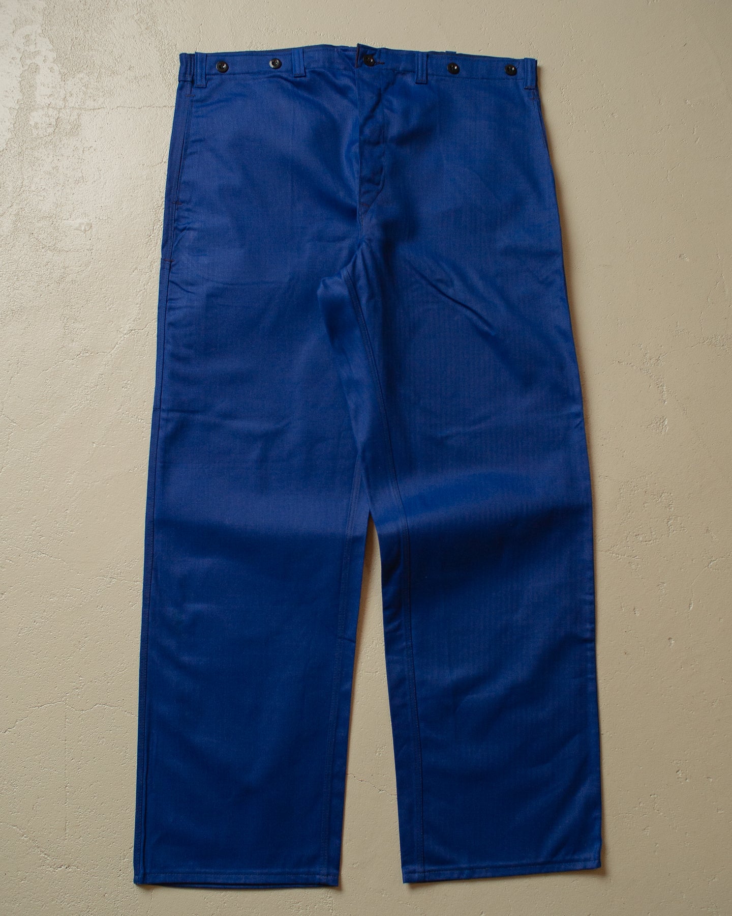 60s/70s Deadstock Workwear Pants blue - XL/XXL