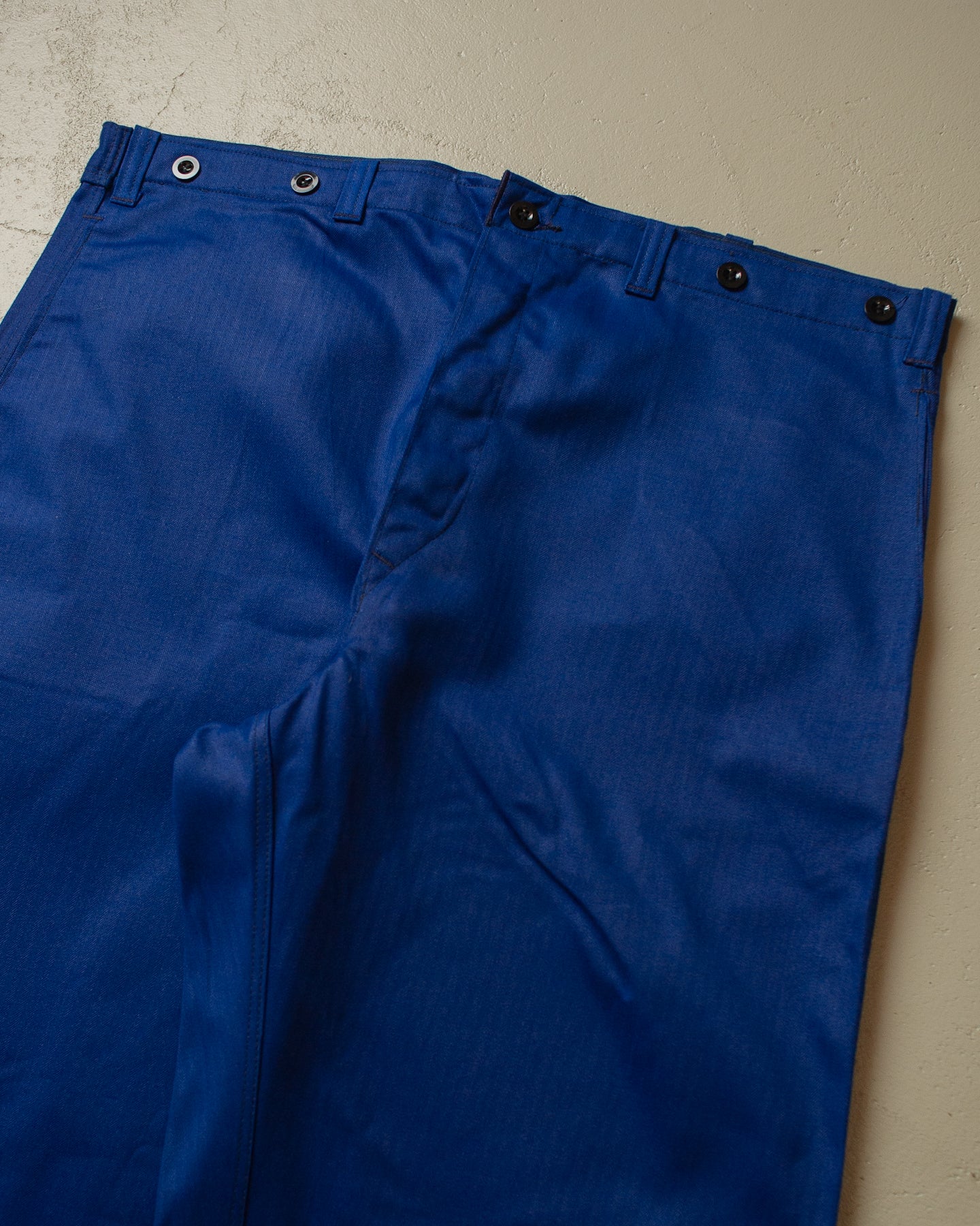 60s/70s Deadstock Workwear Pants blue - XL/XXL