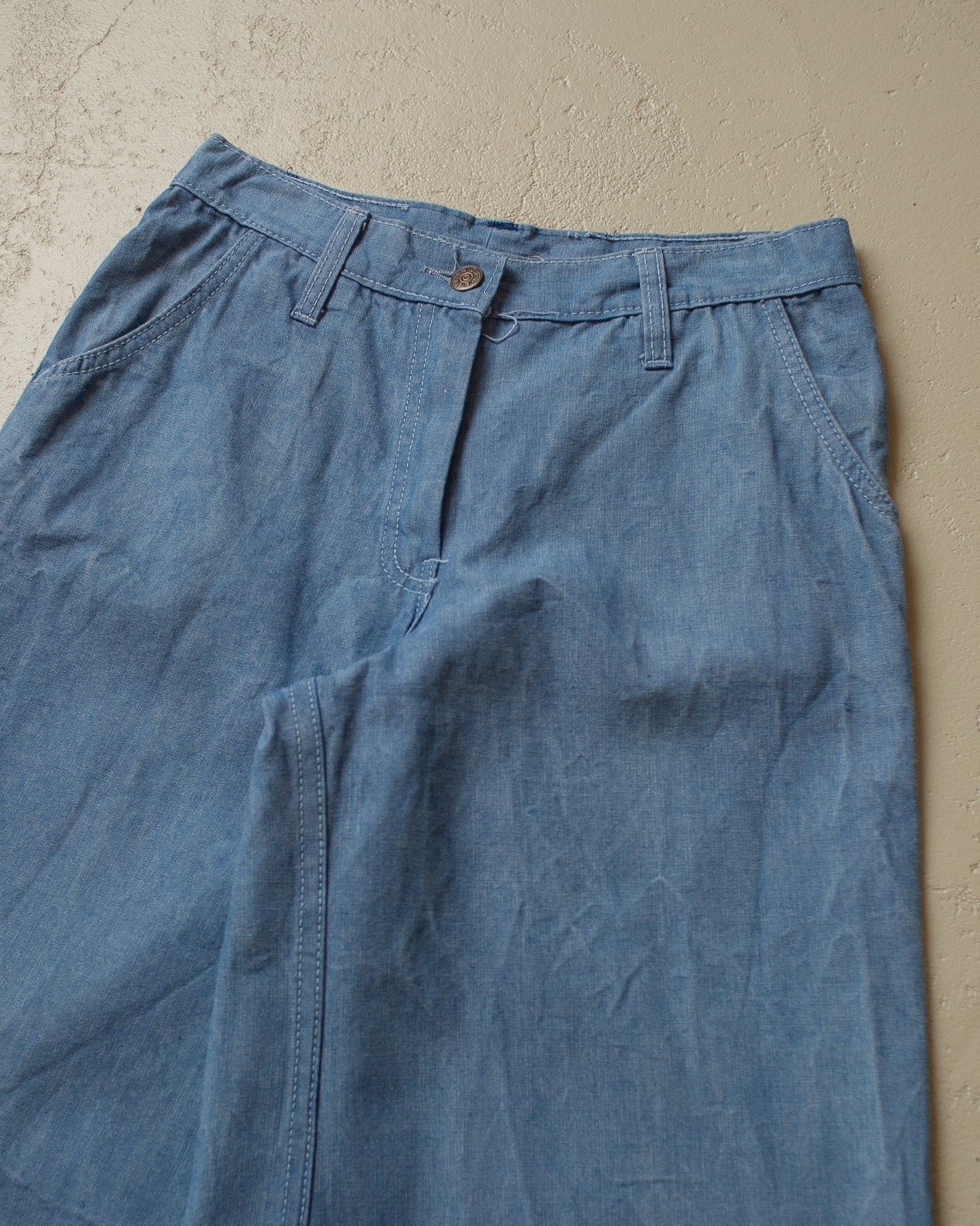 70s John F. Gee Mega-Flared Pants blue - 28/29