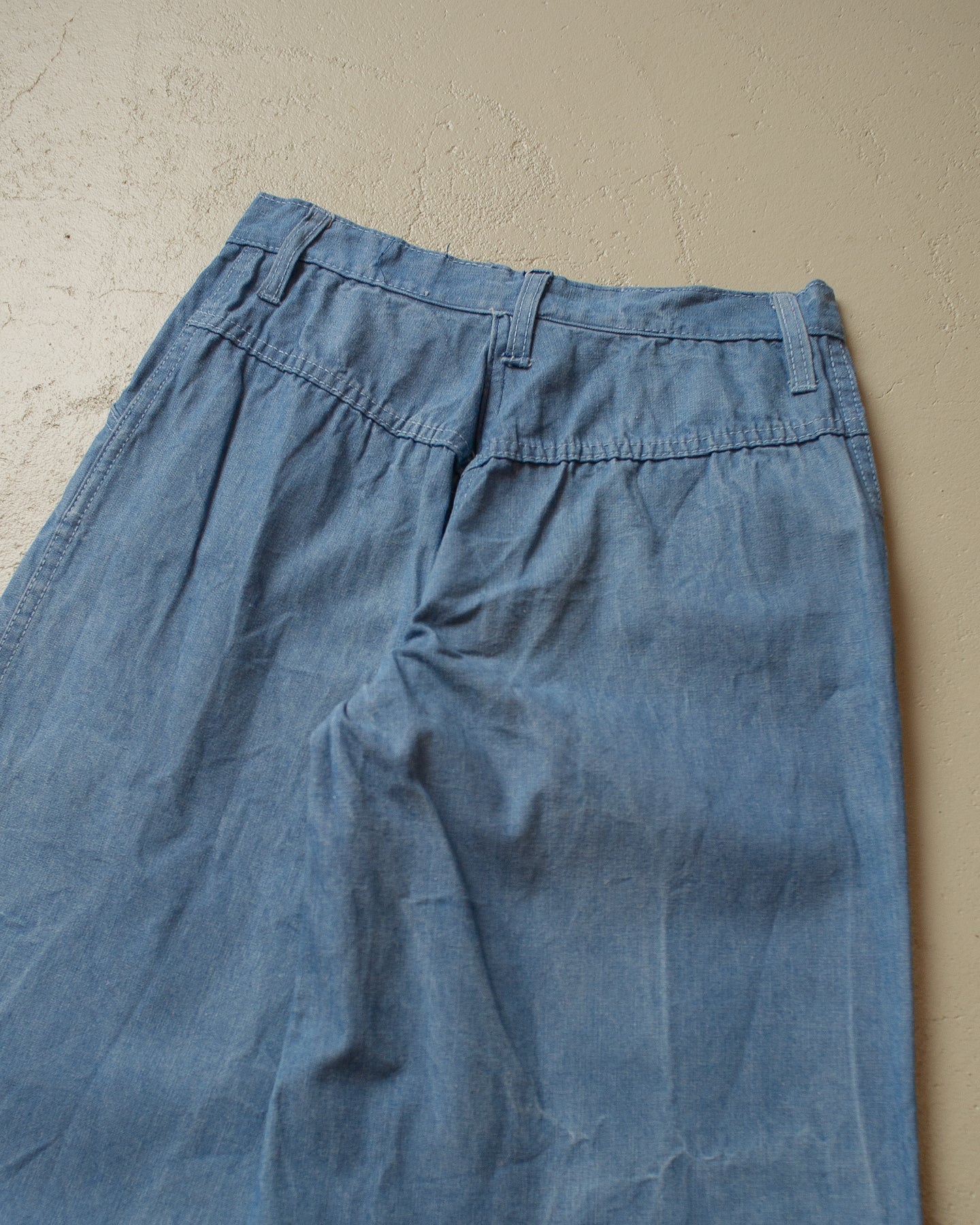 70s John F. Gee Mega-Flared Pants blue - 28/29