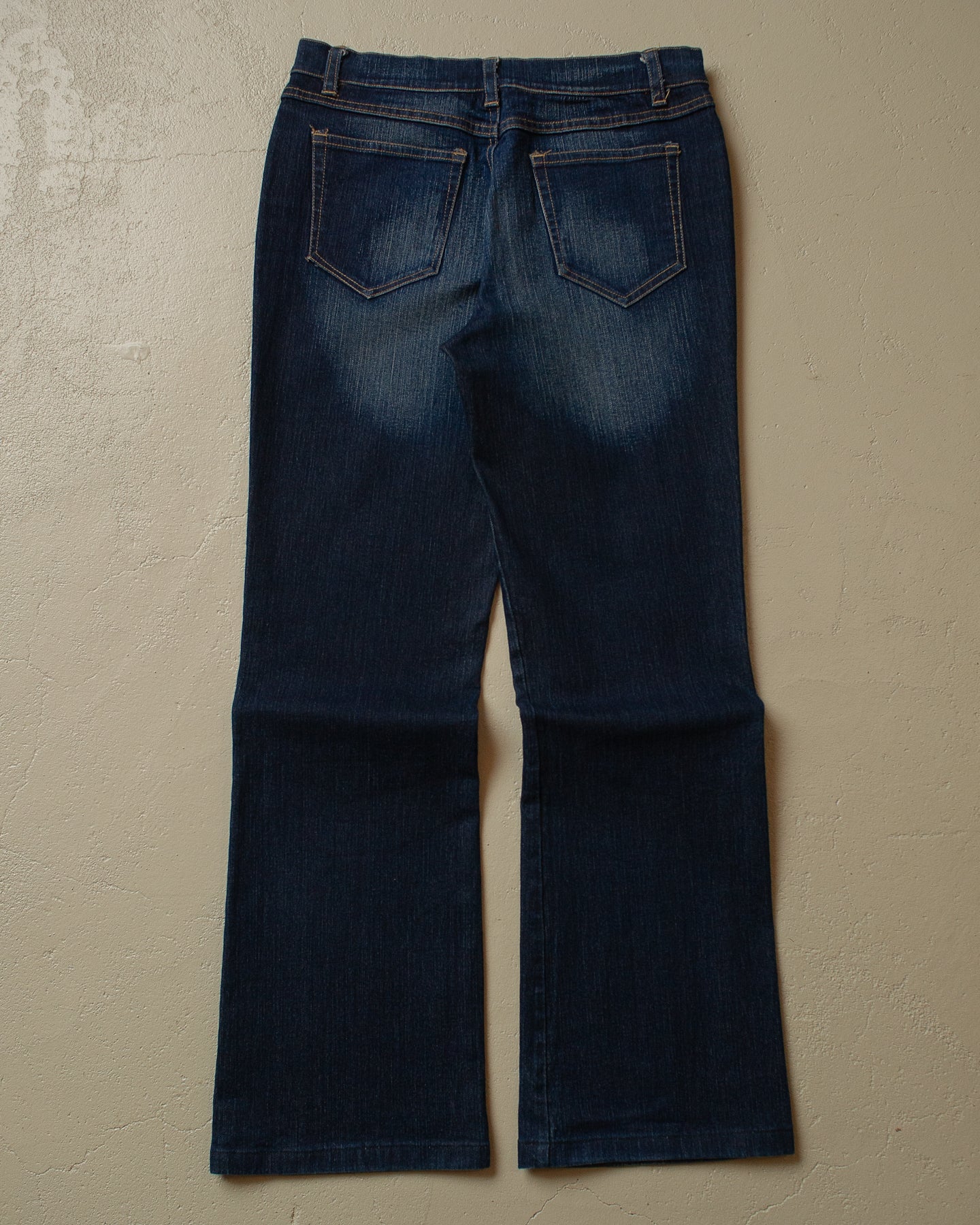 2000s Printed Flared Jeans navyblue - 31