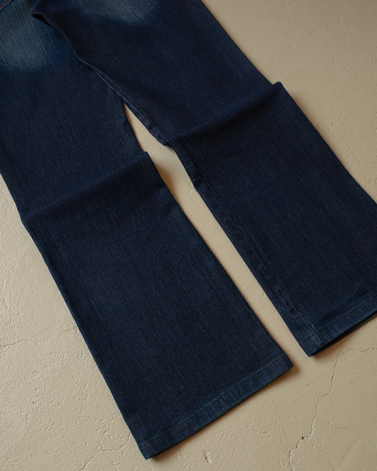 2000s Printed Flared Jeans navyblue - 31