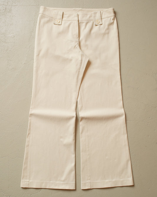 90s Womens Flared Pants beige - 33