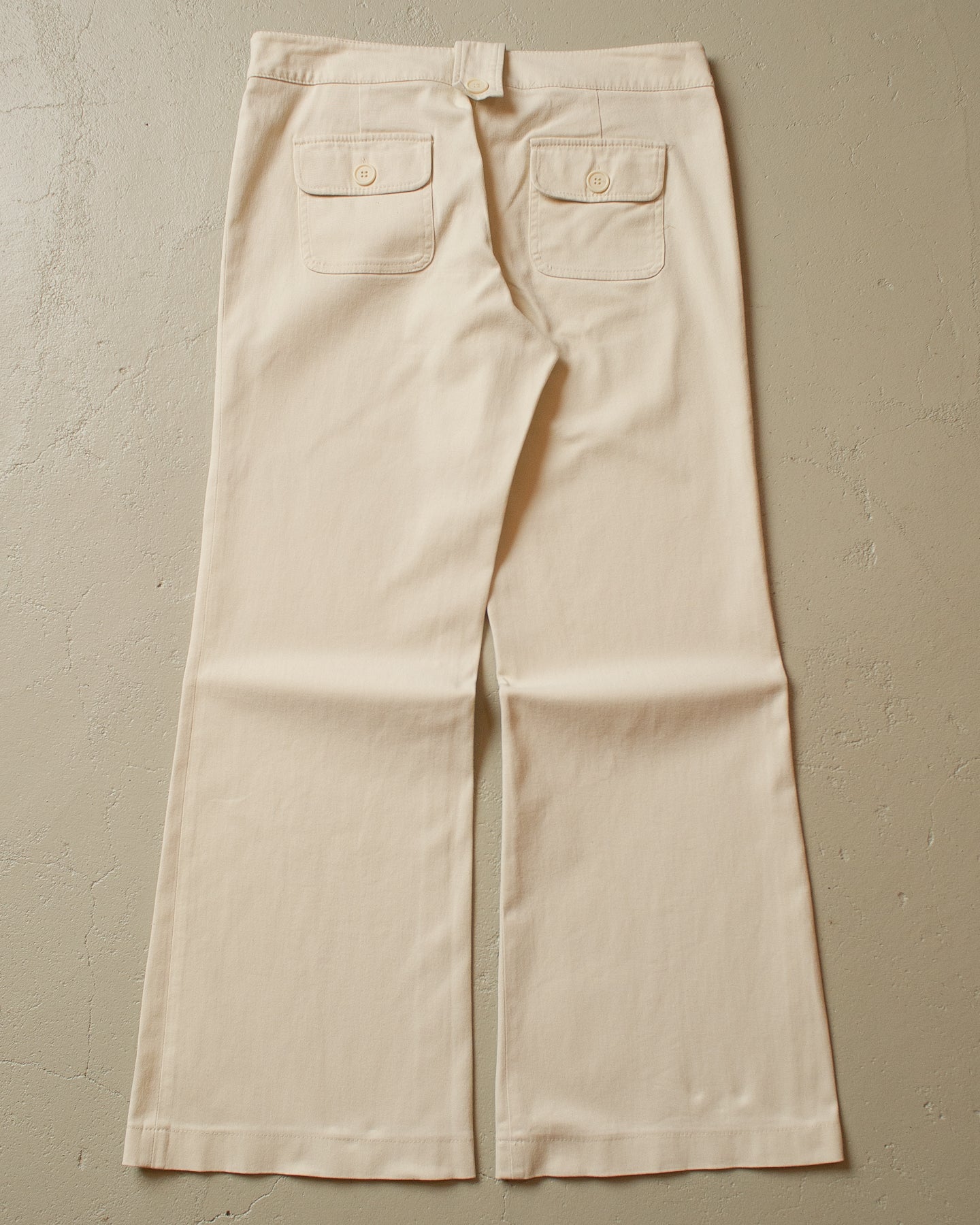 90s Womens Flared Pants beige - 33