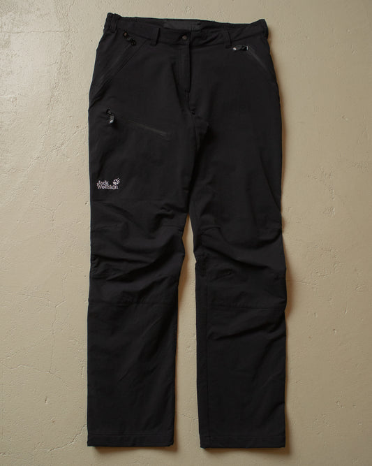 2000s Womens Jack Wolfskin Outdoor Pants black - 33