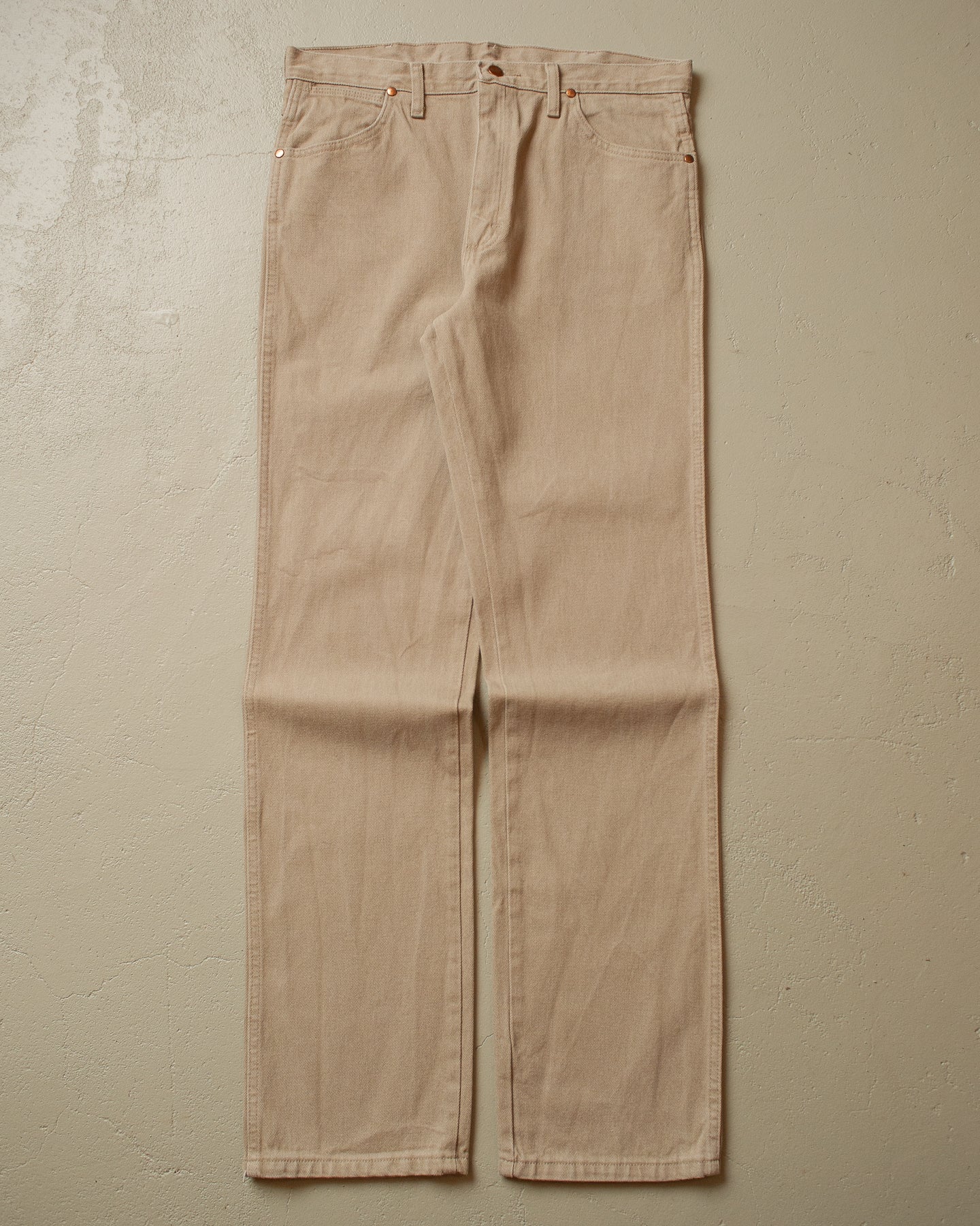 2000s unworn Wrangler Jeans beige - 34x34