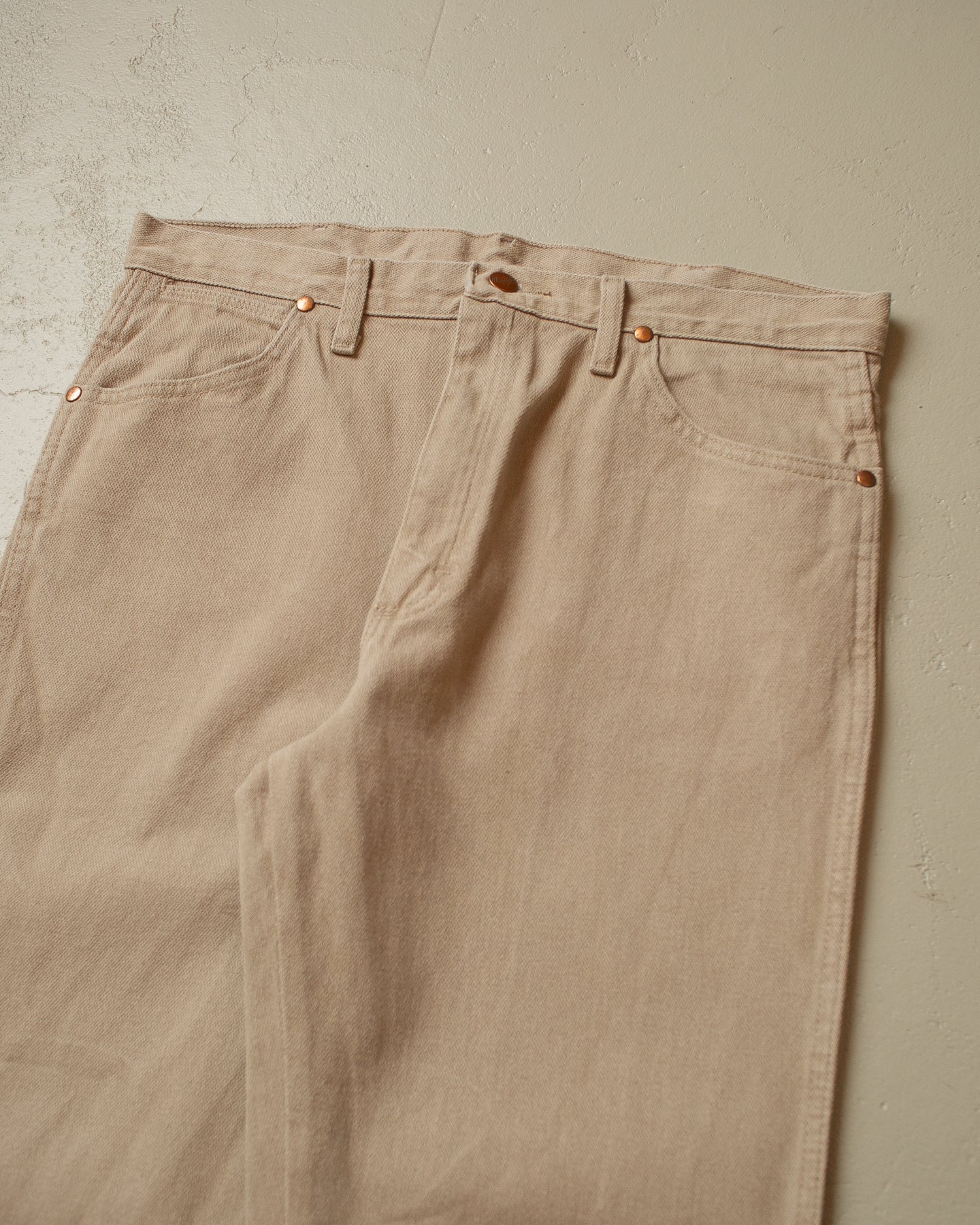 2000s unworn Wrangler Jeans beige - 34x34