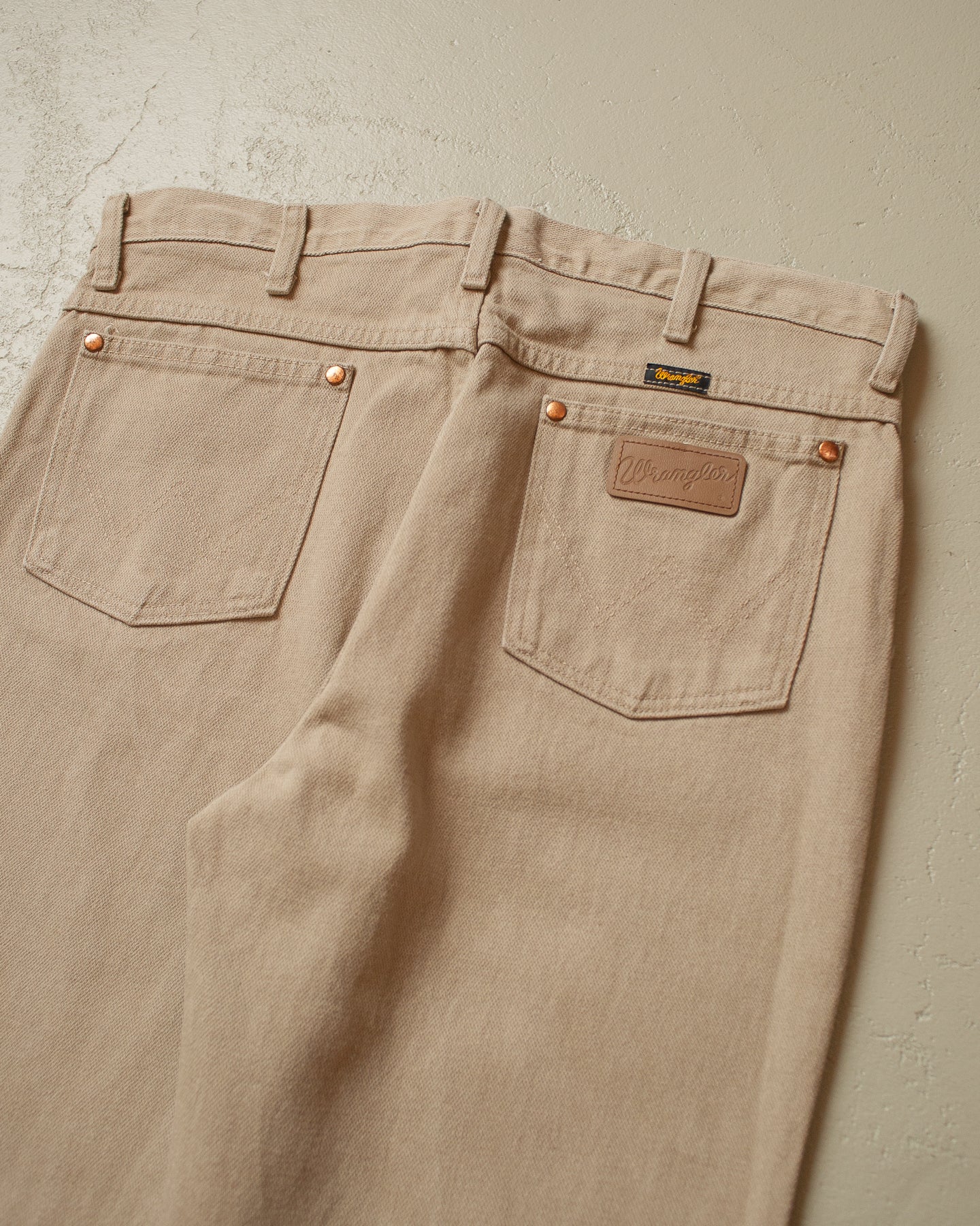 2000s unworn Wrangler Jeans beige - 34x34