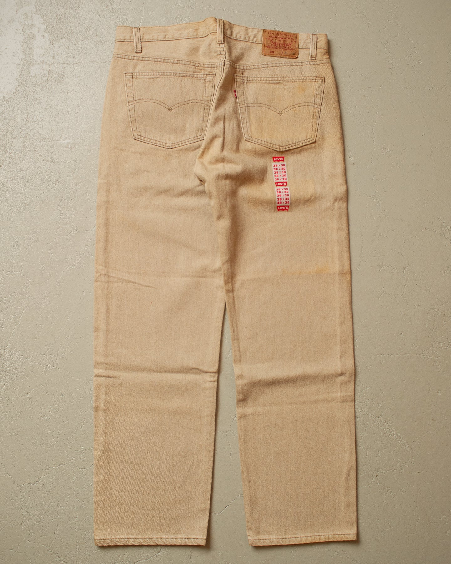 1993 Deadstock Levi‘s 501 Jeans beige - 38x30