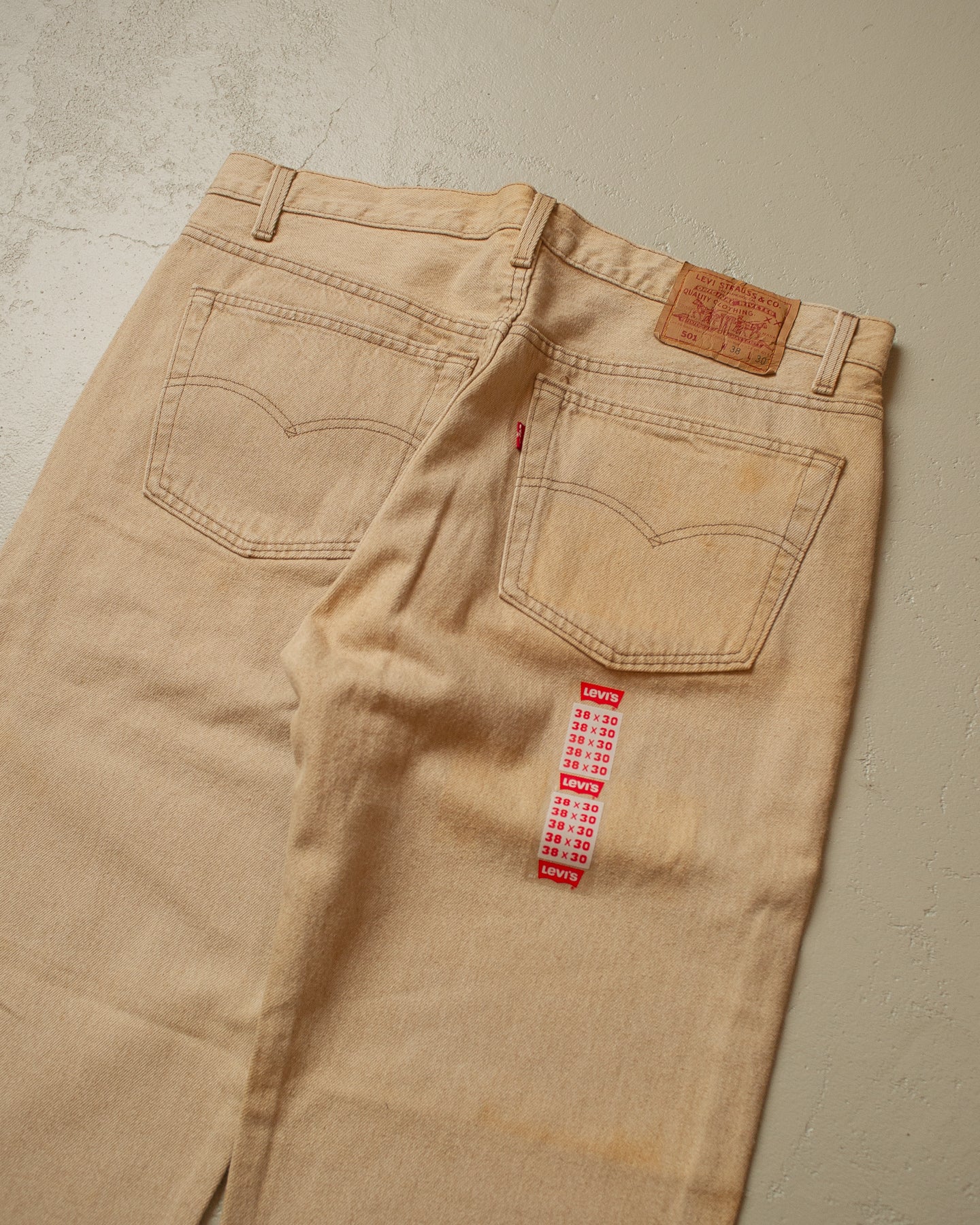 1993 Deadstock Levi‘s 501 Jeans beige - 38x30