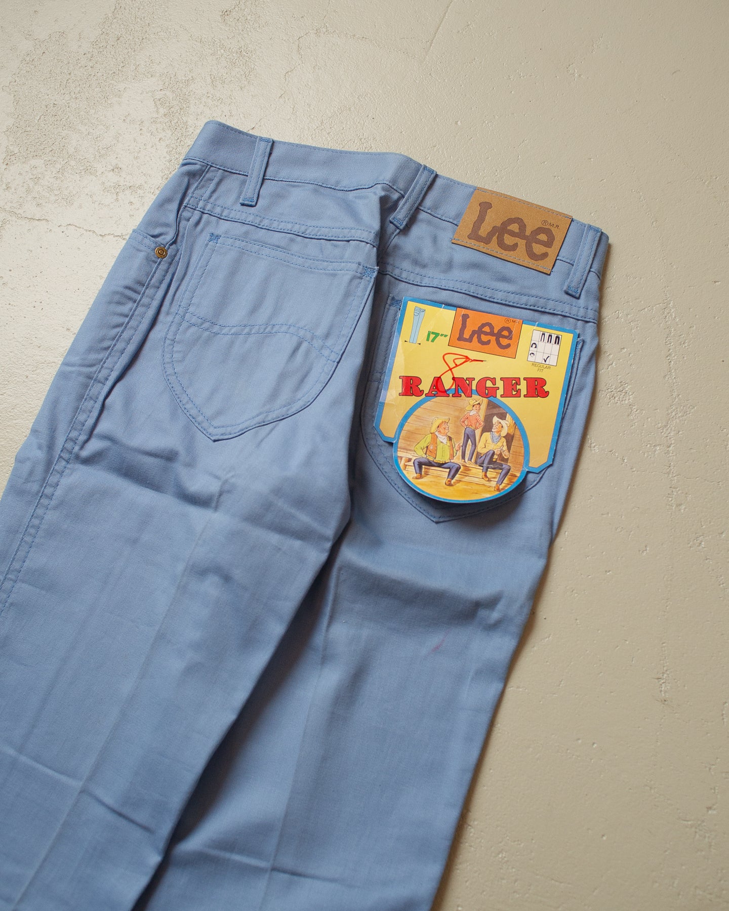 80s Deadstock Lee Ranger Pants blue - 30x36