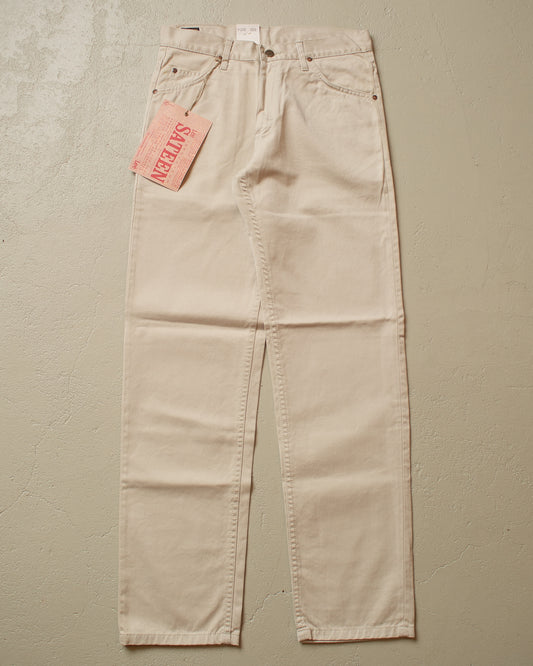 80s/90s Deadstock Lee Sateen Pants beige - 31x34