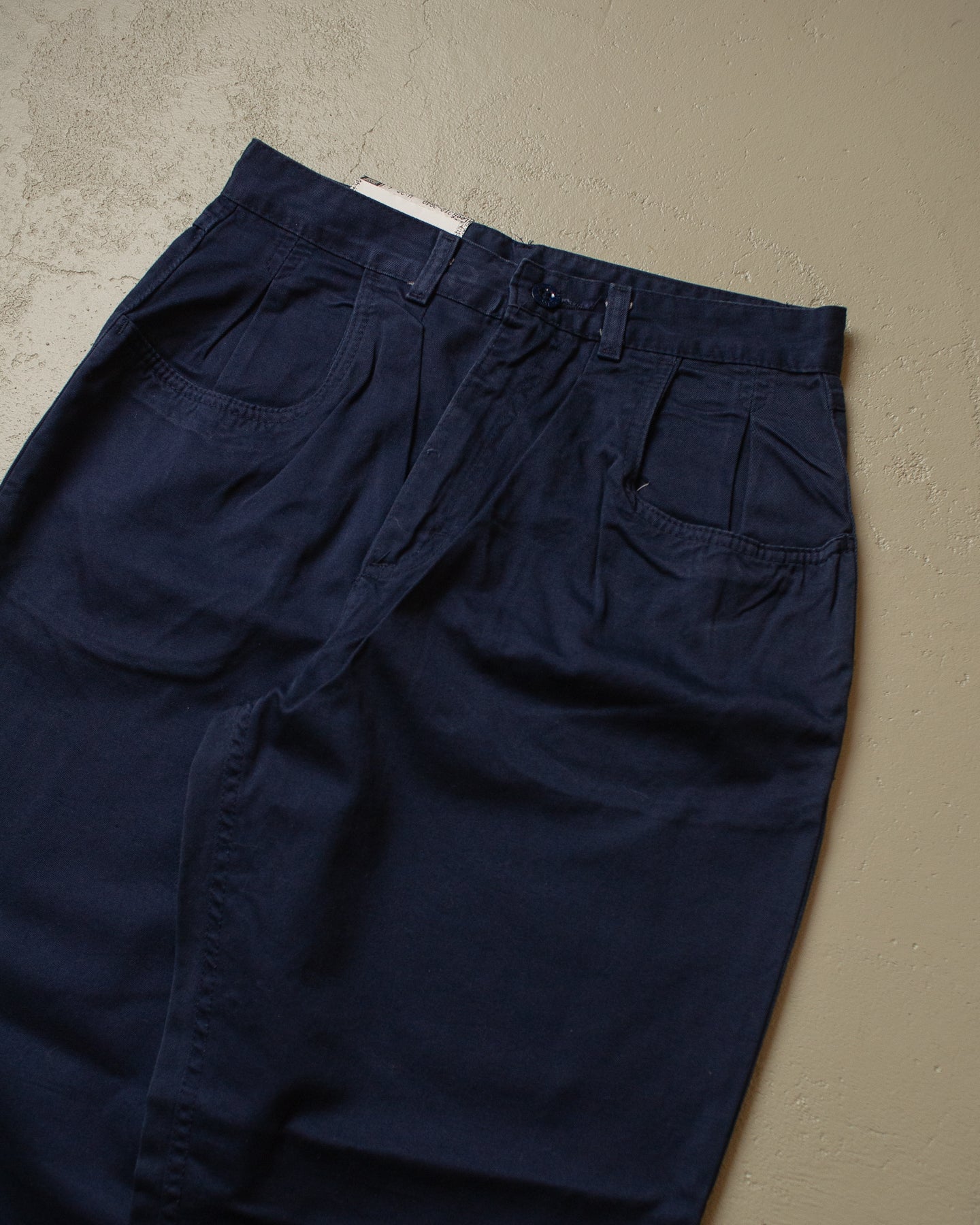 80s/90s Deadstock Lee Gossip Pants navyblue - 33x31