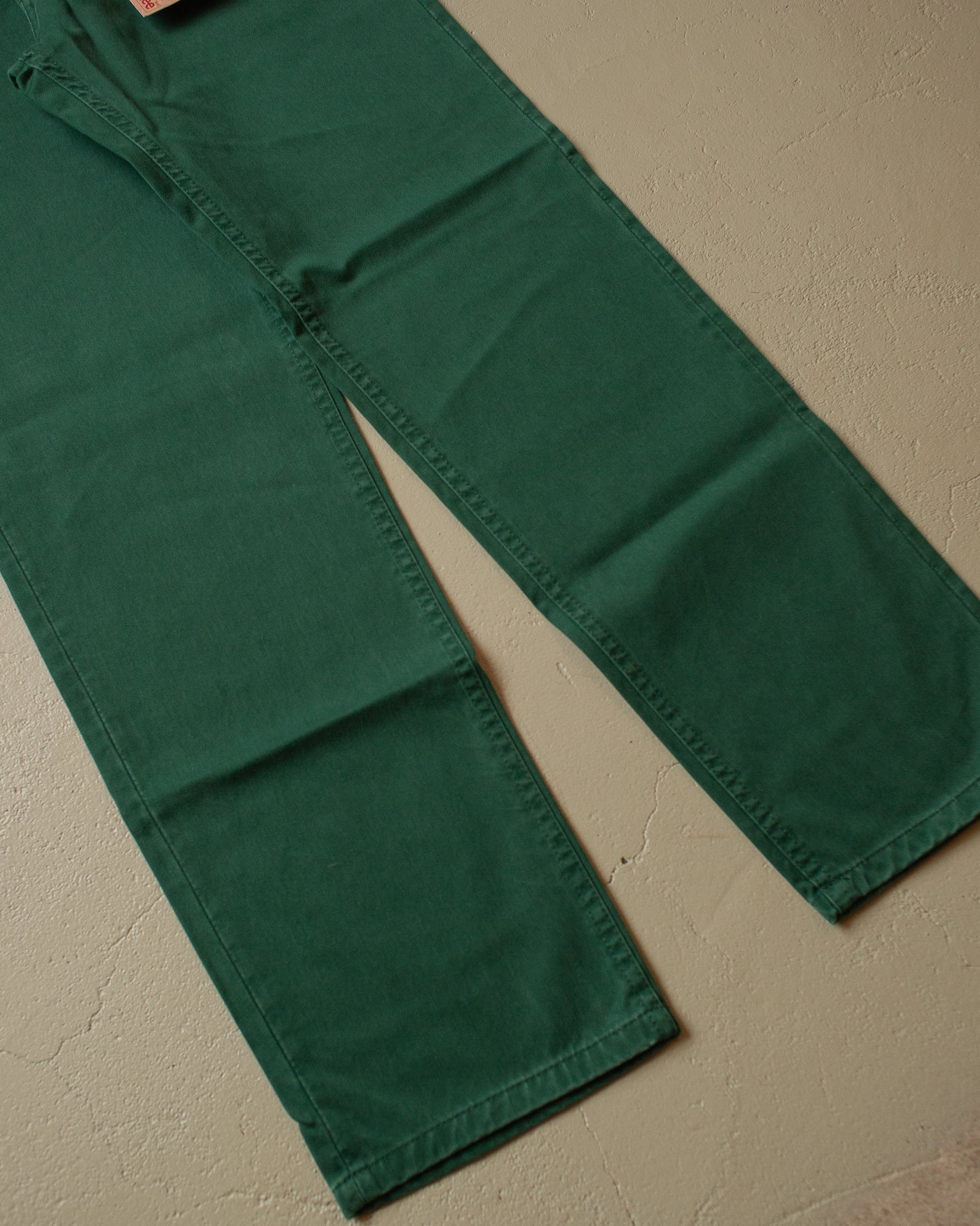 80s/90s Deadstock Lee Sateen Pants green - 33