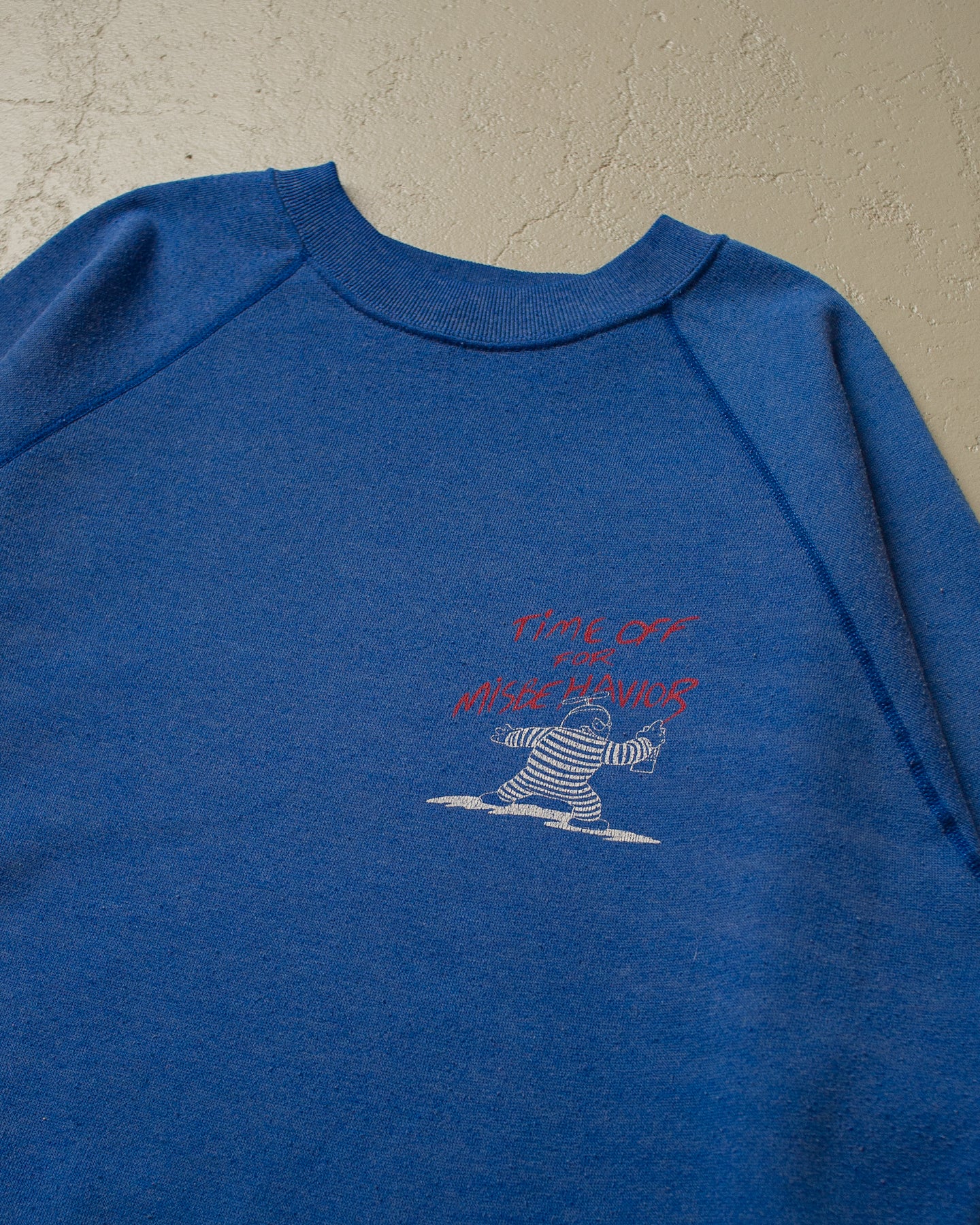 80s Saga Band Sweatshirt blue - S/M