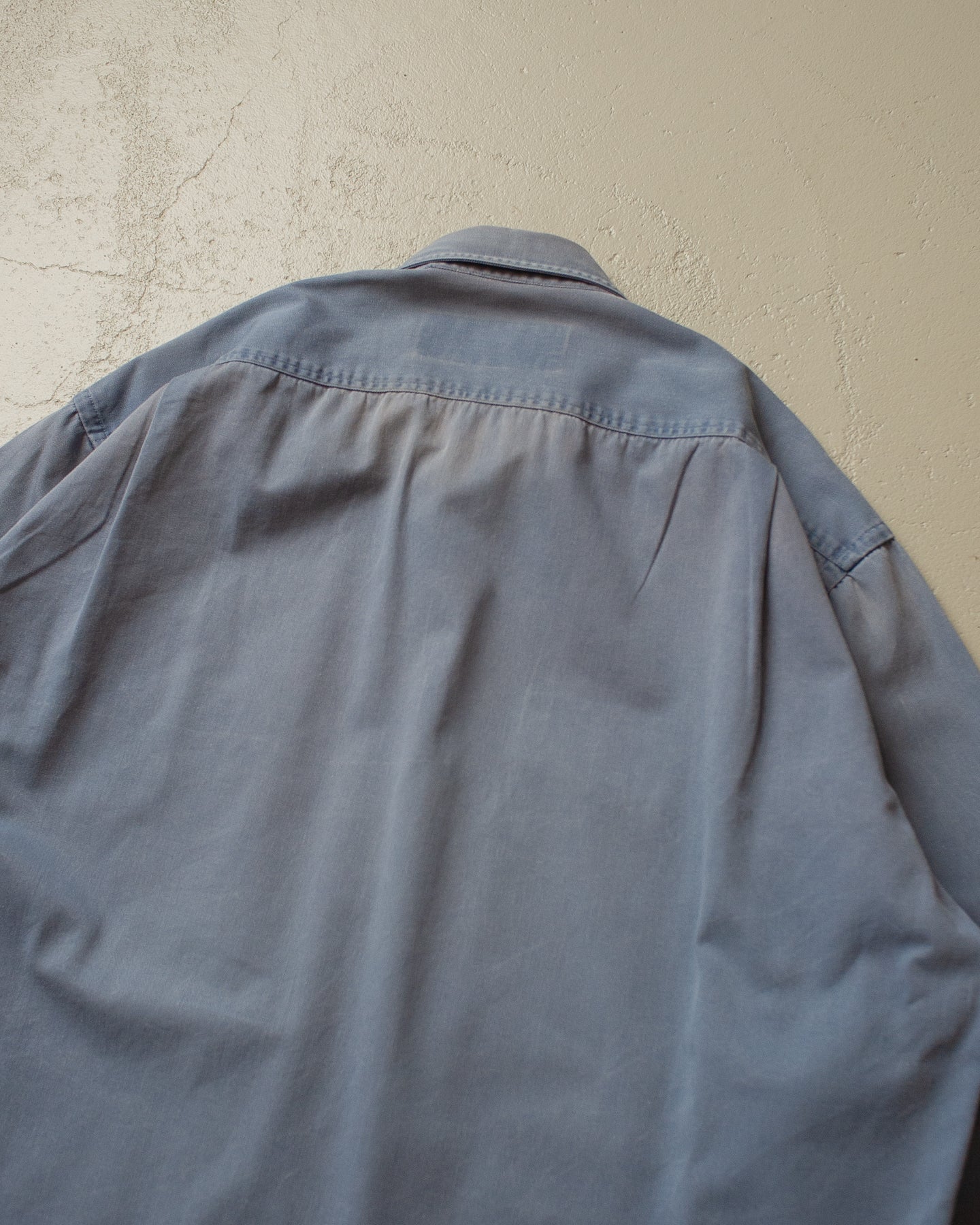 90s Sunfaded Workwear Shirt blue - L/XL