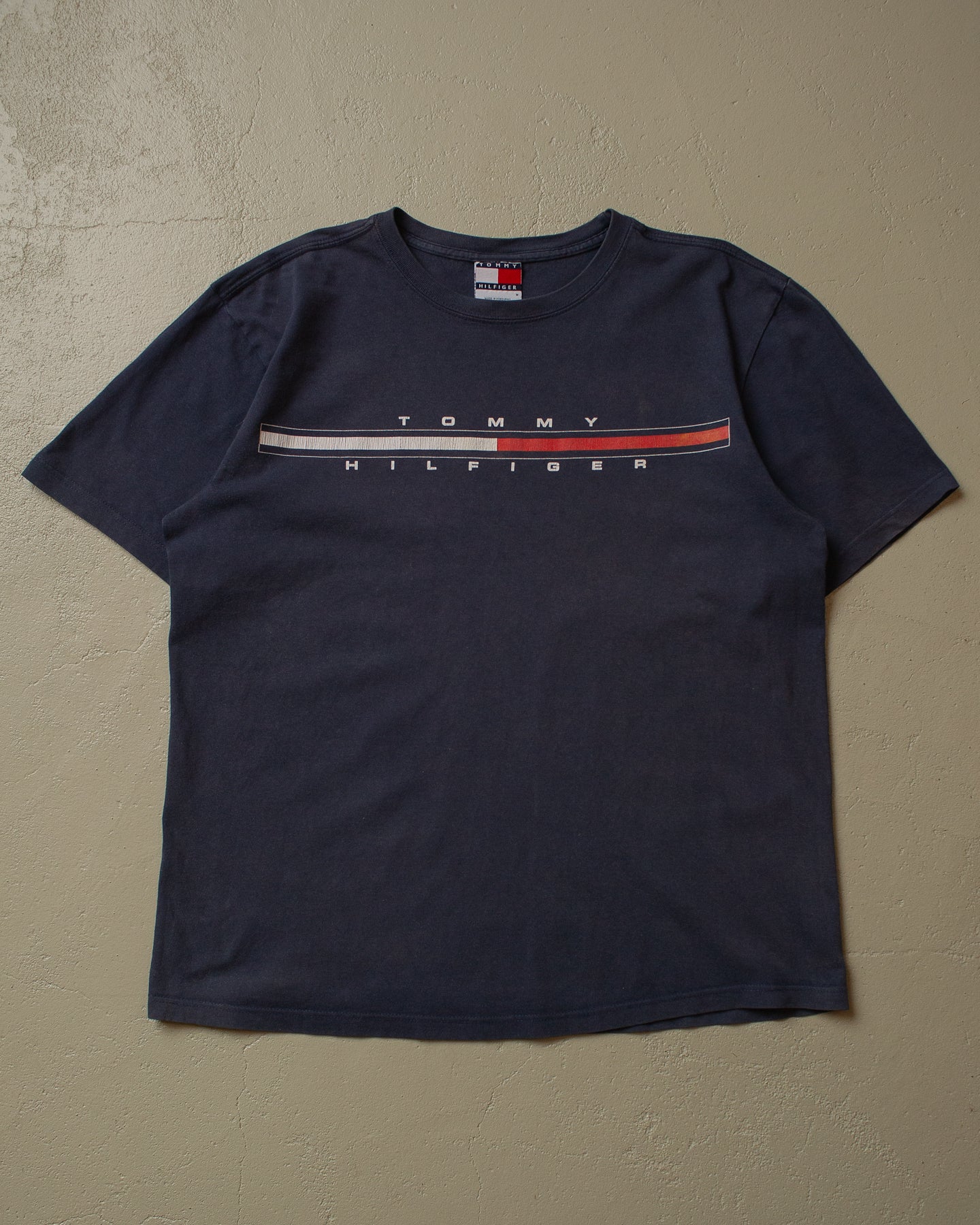 2000s faded Tommy Hilfiger T-shirt navyblue - M