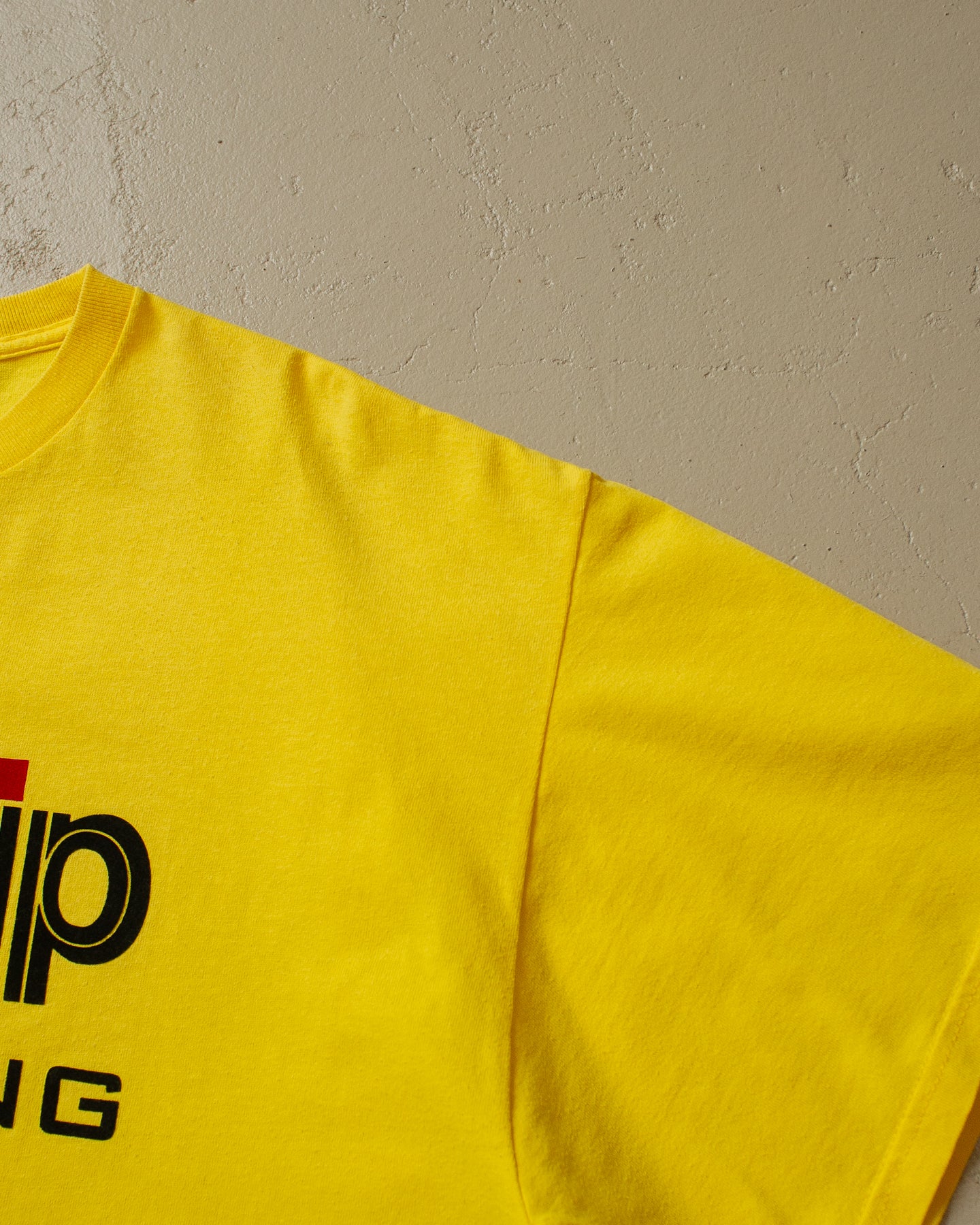 2000s Agip F1 Racing T-shirt yellow - XL