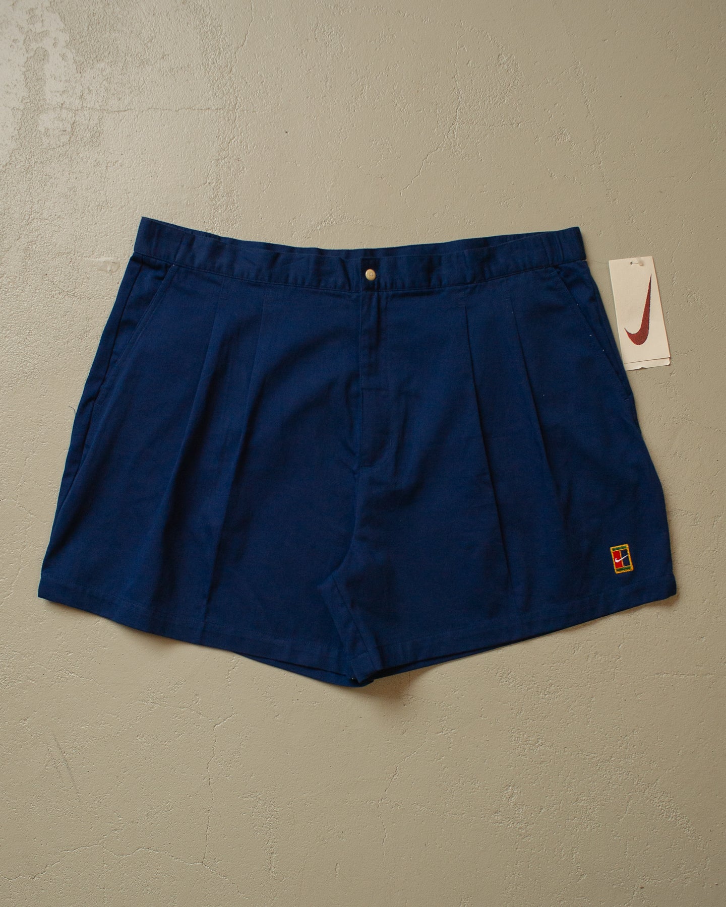 90s Deadstock Nike Supreme Court Shorts navyblue - XXL