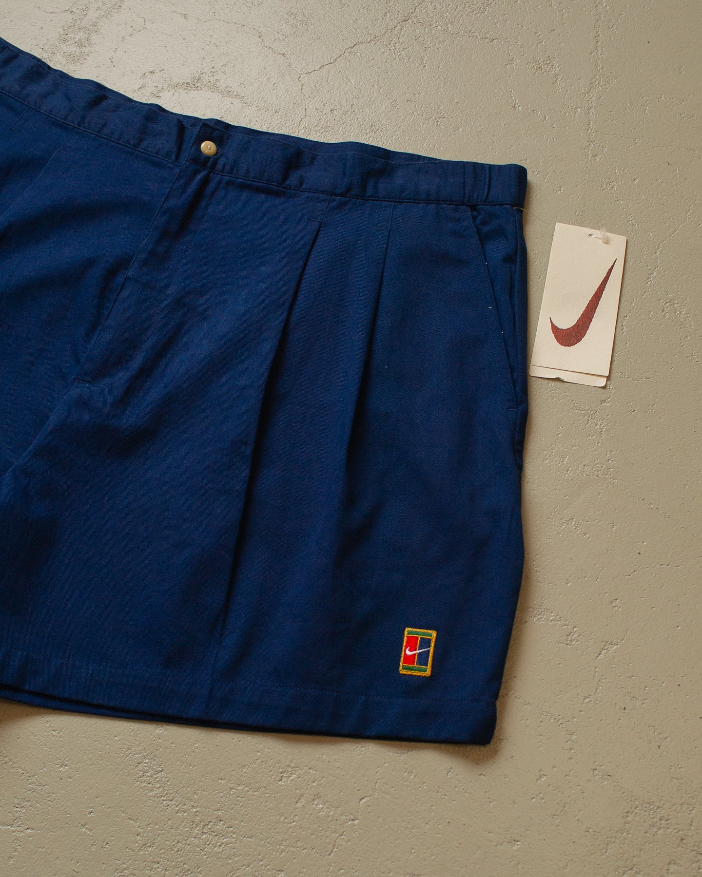 90s Deadstock Nike Supreme Court Shorts navyblue - XXL