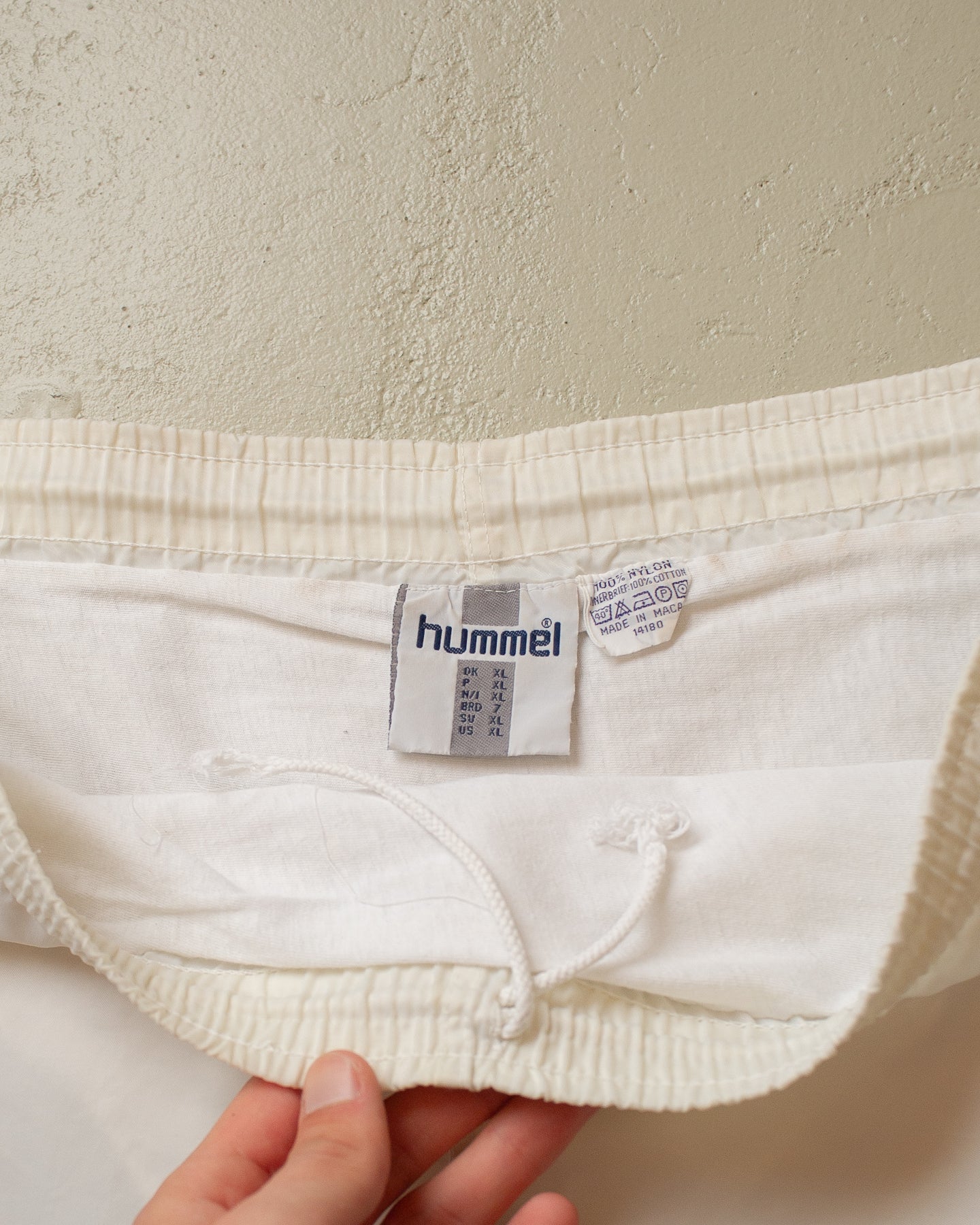 90s Hummel Real Madrid Shorts white - XL/XXL