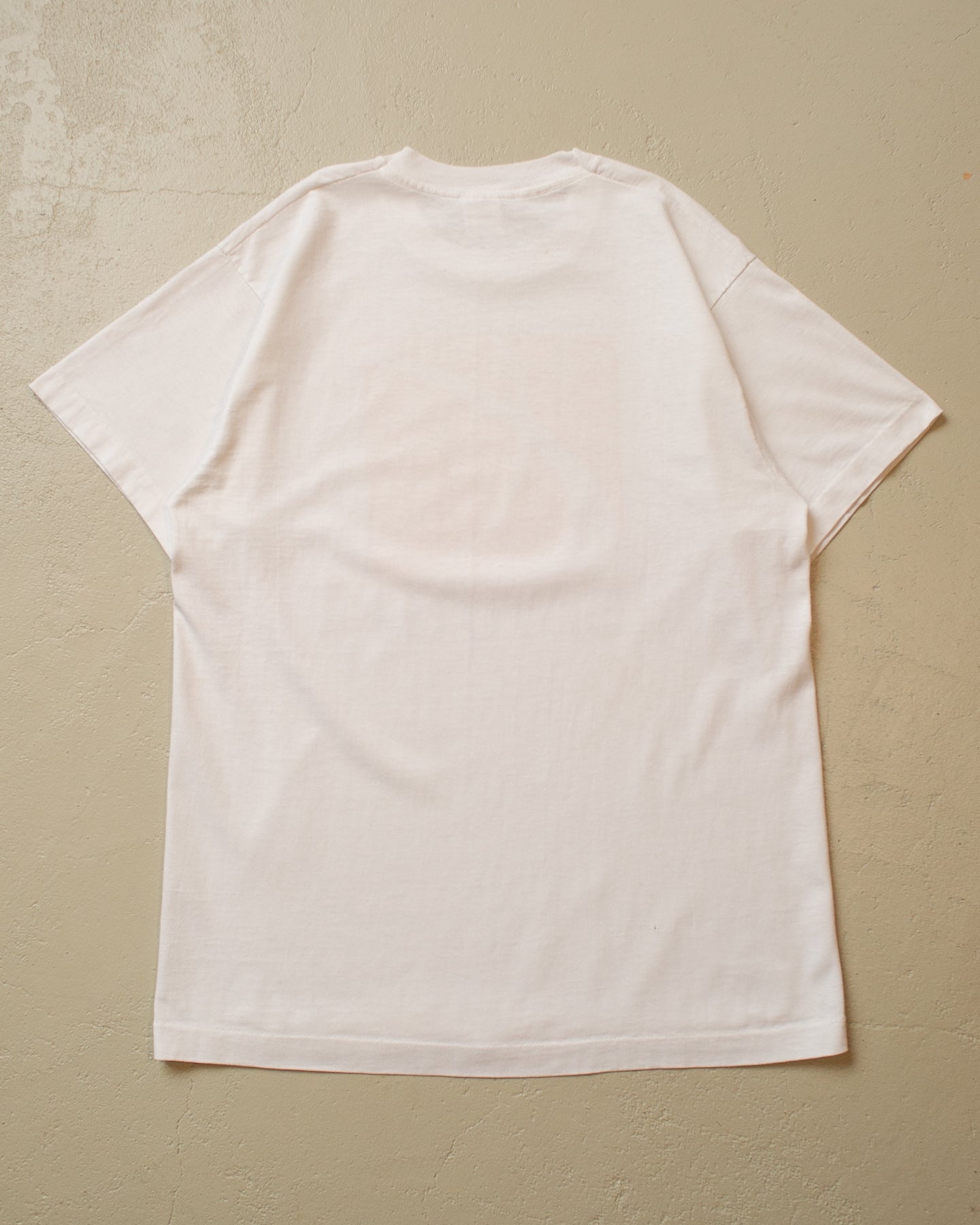 90s Saturn T-shirt white - L