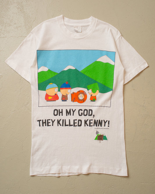 1999 South Park „They killed Kenny“ T-shirt white - XS