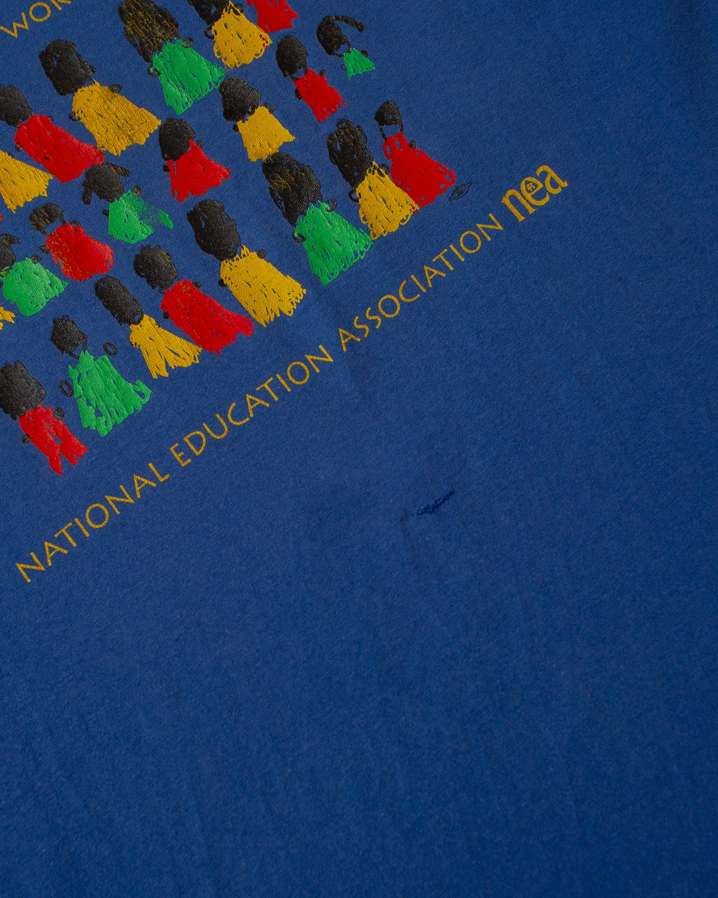 90s National Education Association T-shirt blue - XL